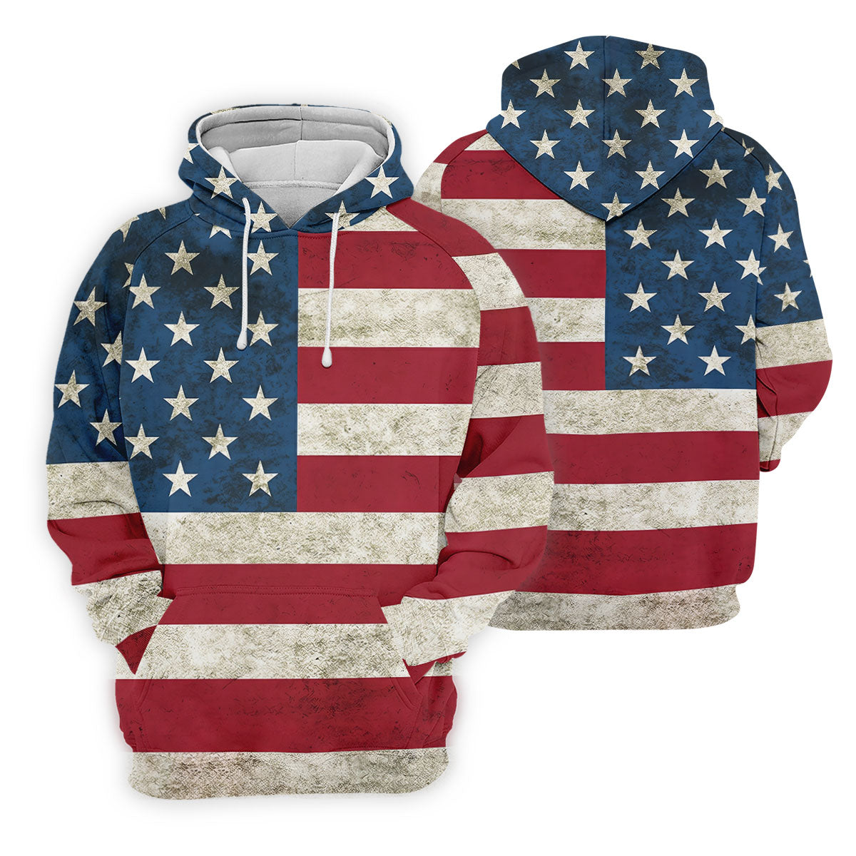 Distressed US Flag Golf Shirt, 250 Years Patriotic 4th Of July Golf Shirts For Men