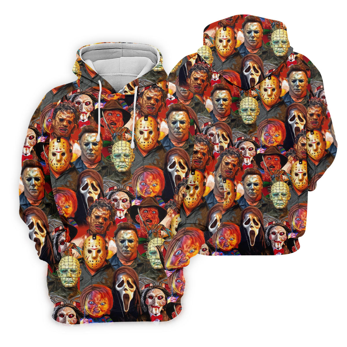 All Horror Movie Characters Women Golf Top, Halloween Golf Shirt, Unique Gift For Golfer, Ladies Golf Shirts