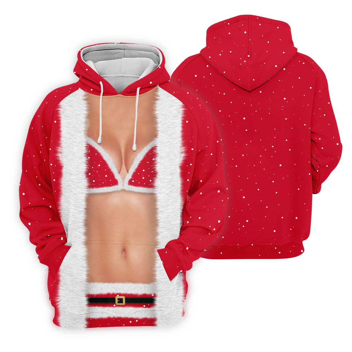 Funny Santa Women Cosplay Christmas Golf Shirt, Fun Women's Golf Shirts, Ladies Golf Tops