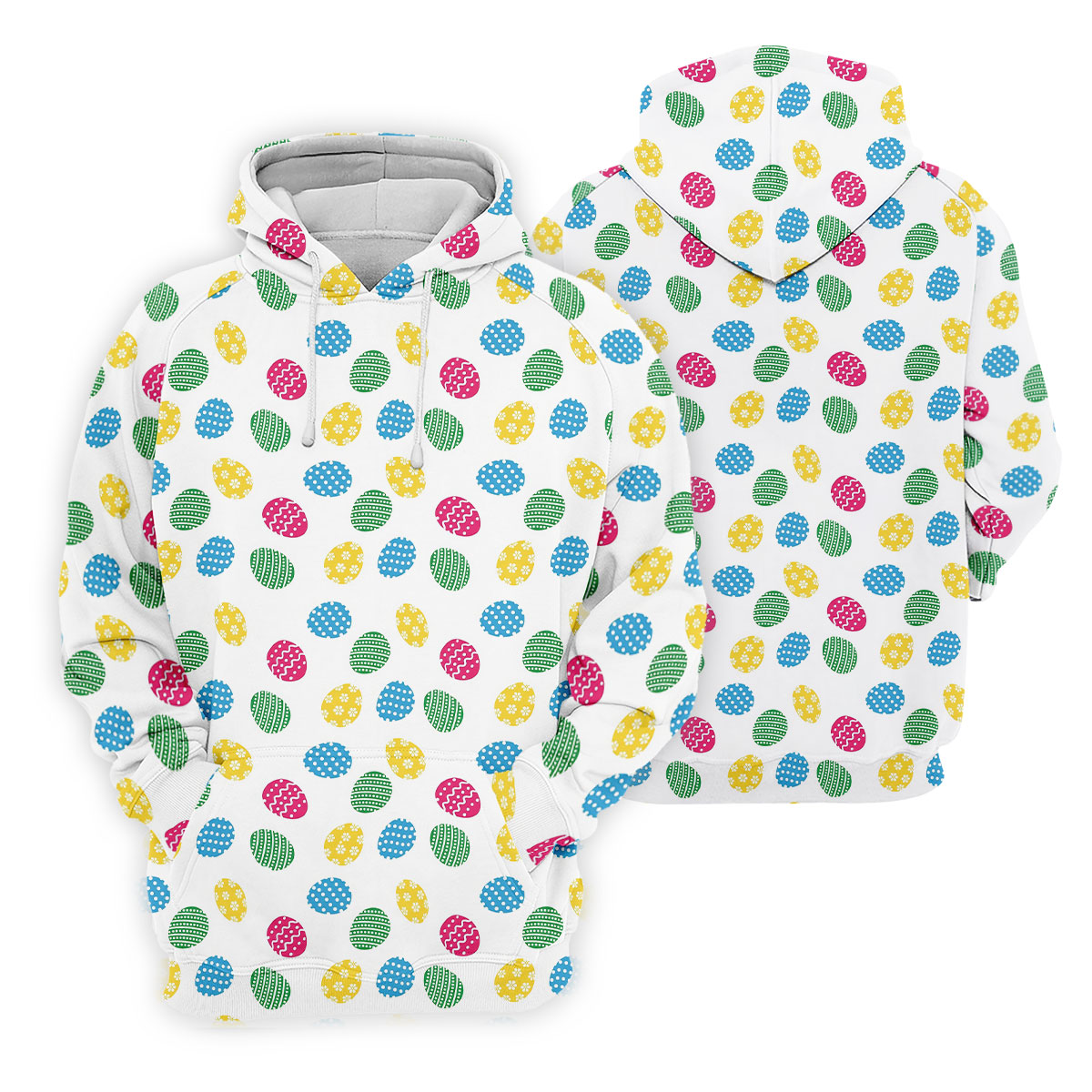 Colorful Easter Eggs White Golf Shirt, Cute Golf Outfit, Ladies Golf Shirts, Women's Polo Shirt