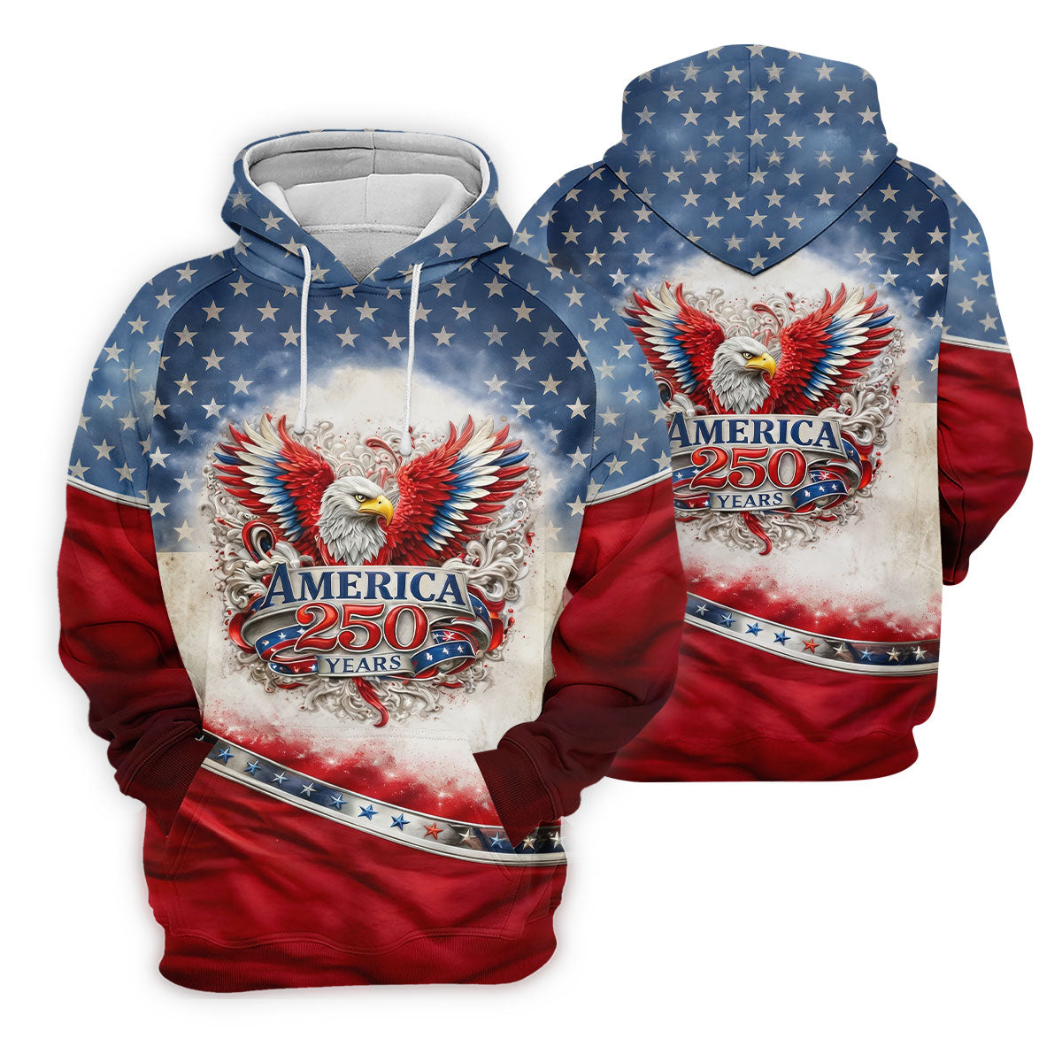 America 250 Years Red White Blue 4th Of July Golf Shirt, Patriotic Golf Shirt, Golf Shirt For Women