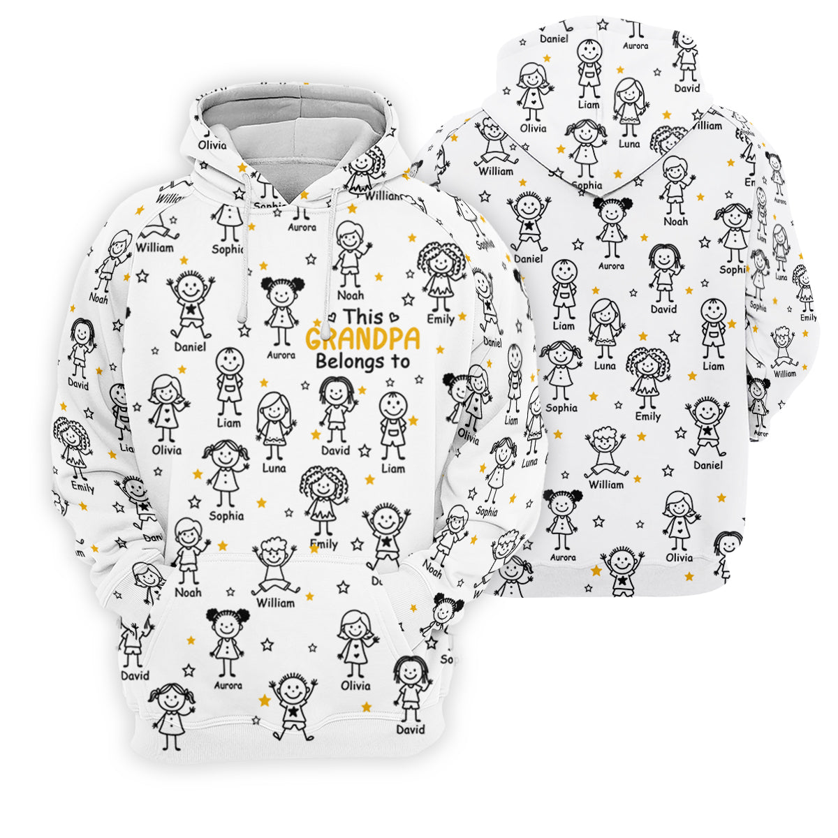 This Grandpa Dad Belongs To Kids Pet White Golf Shirt, Ladies Golf Tops, Women Golf Top, Golfing Apparel