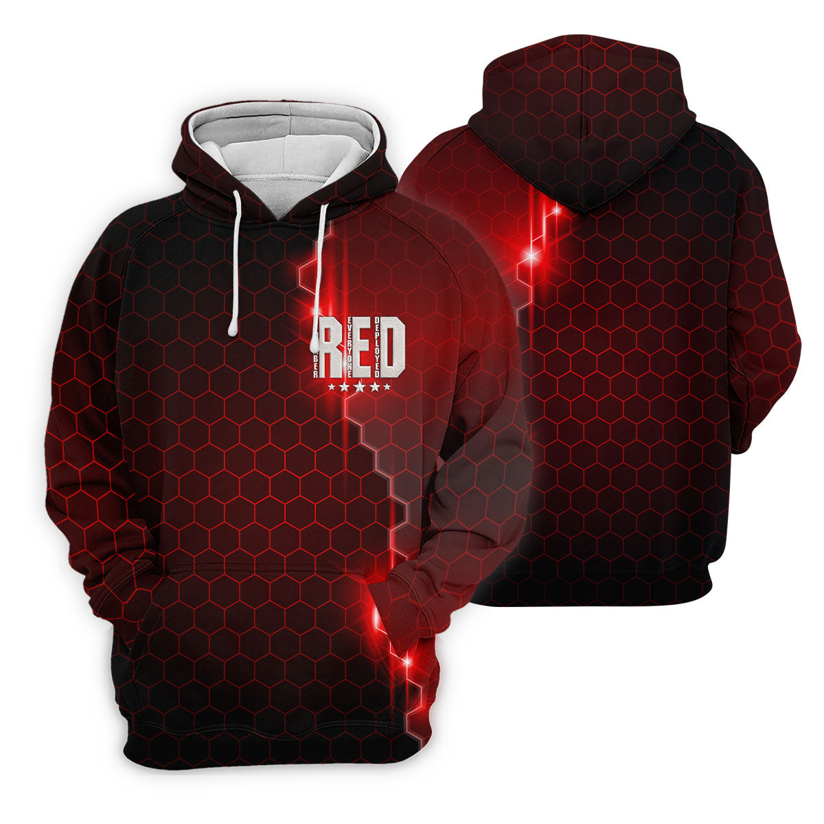 Remember Everyone Deployed Hexagonal Gradient 4th Of July Golf Shirt, 250 Years Women's Golf Tops