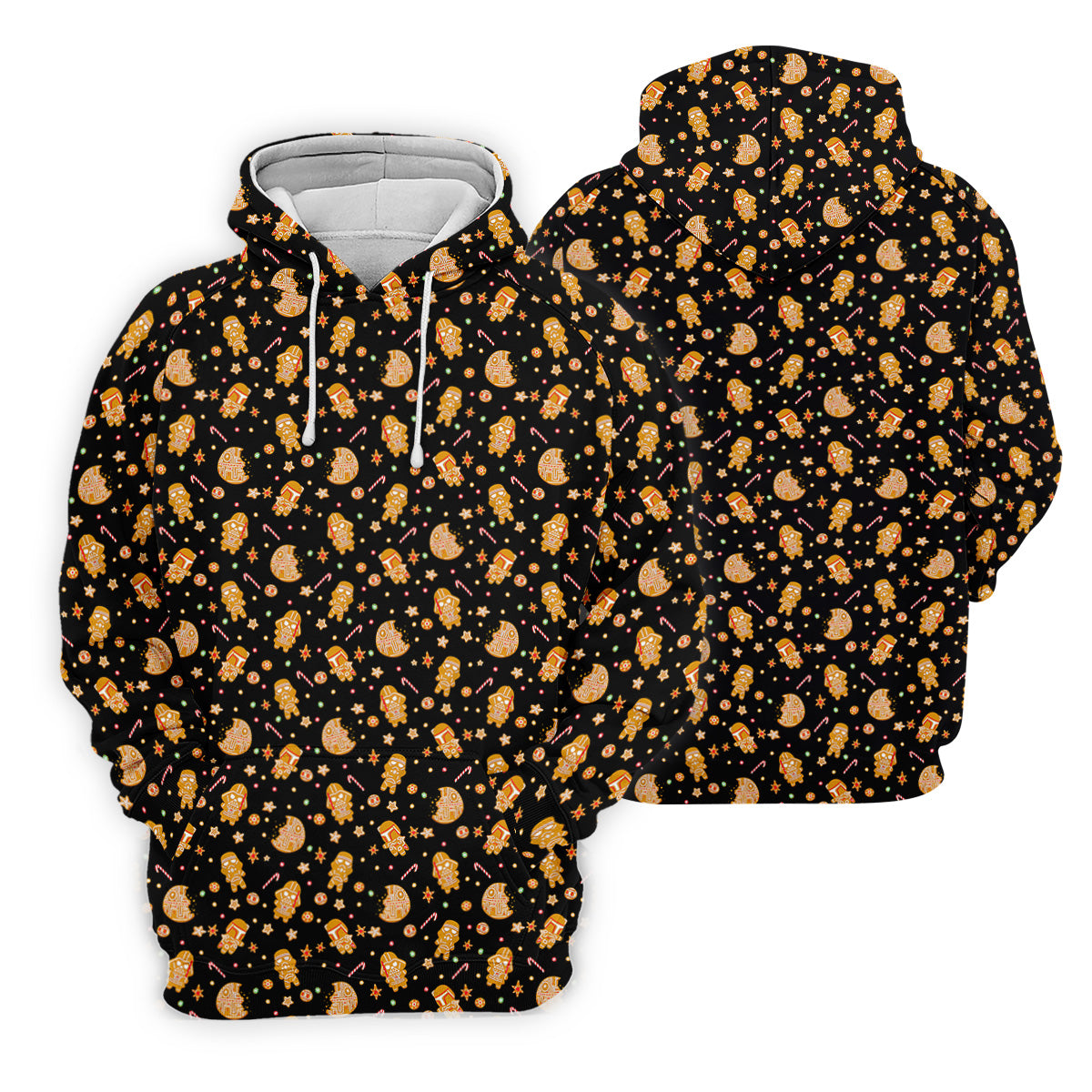 Funny Gingerbread Villain Character Ladies Golf Tops, Christmas Golf Shirt, Women's Golf Gifts