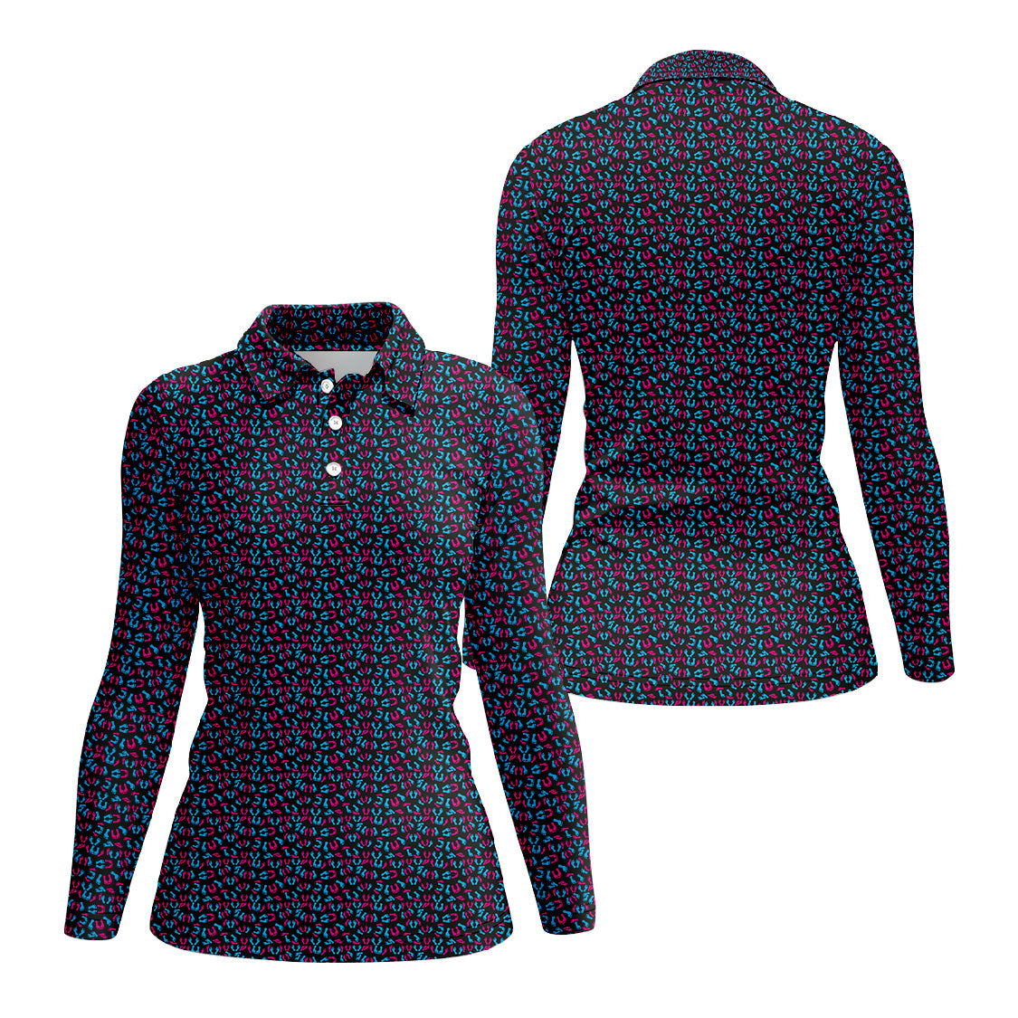 Feet Positions Pattern Golf Polos, Funny Golf Shirt For Men, Crazy Golf Shirts For Golfers