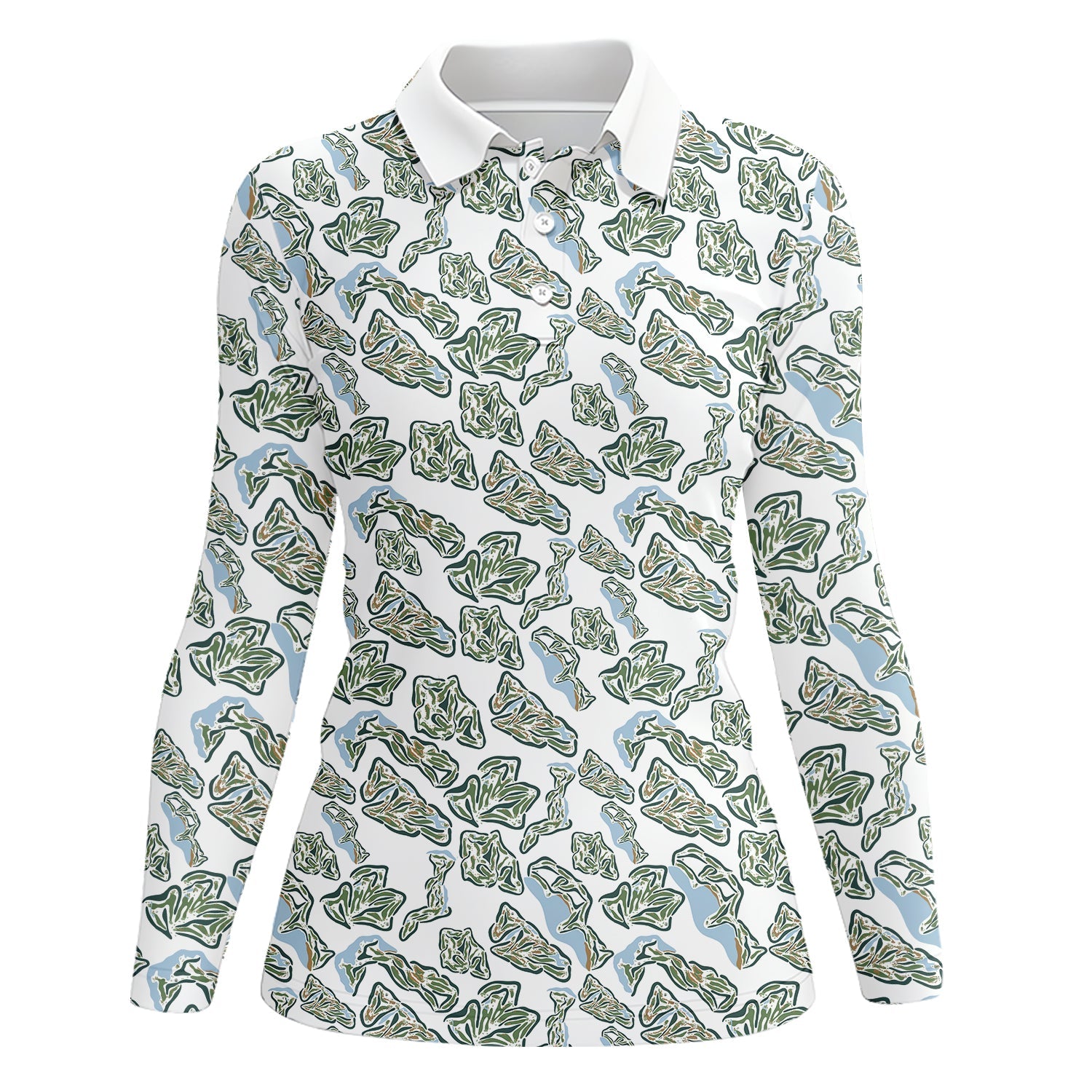 Men’s Camo Golf Shirt, Camo Golf Polos, Golf Gift For Golfers, Pattern Crazy Golf Shirts