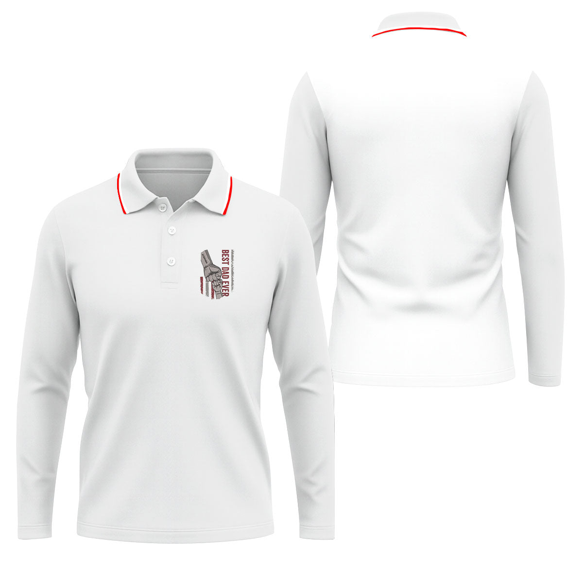 Best Dad Ever Father's Day Golf Shirt, Golf Gift For Dad, Golf Shirts For Men
