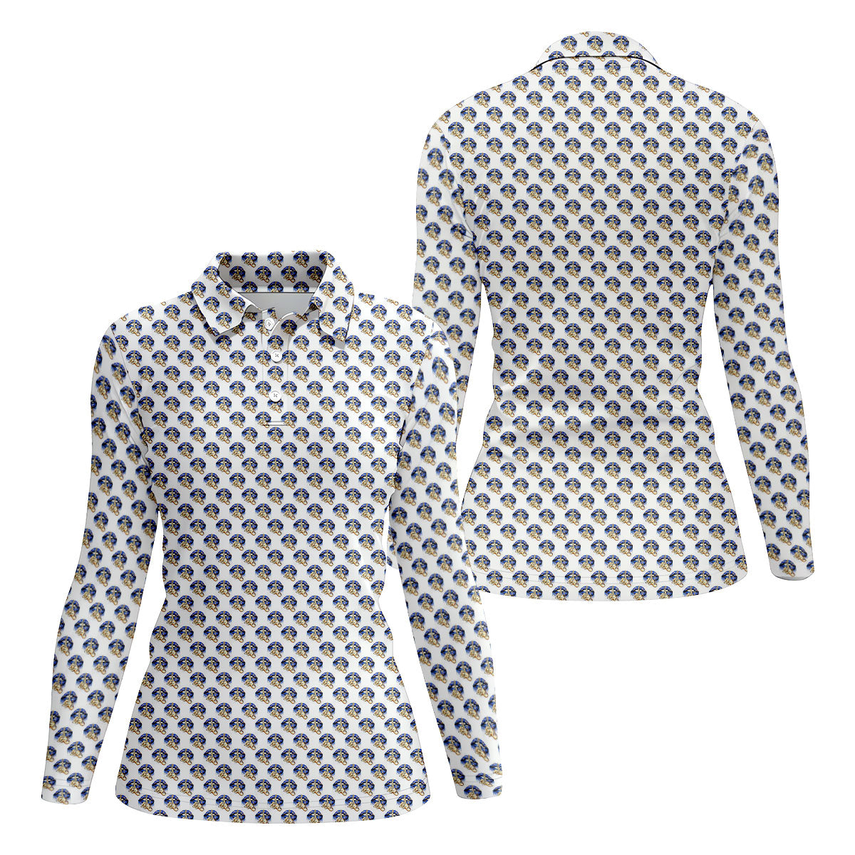 Don't Judge What You Don't Understand Autism Puzzle Women's Golf Tops, Autism Awareness Color Ladies Golf Polos