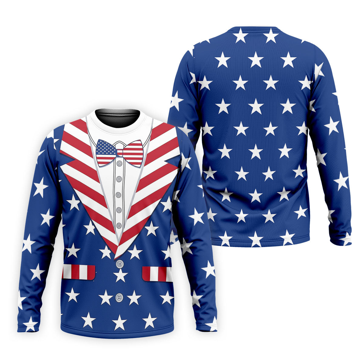 US Flag Costume Patriotic 4th Of July Golf Shirt, 250th Anniversary Polo Shirts For Men