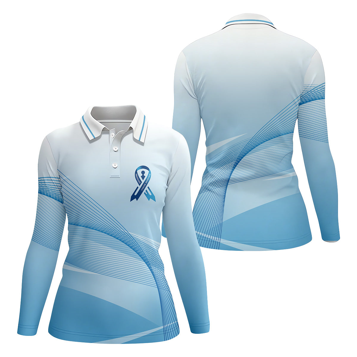 Prostate Cancer Awareness Women's Golf Shirt, Prostate Cancer Support Shirt, Golf Gift For Women