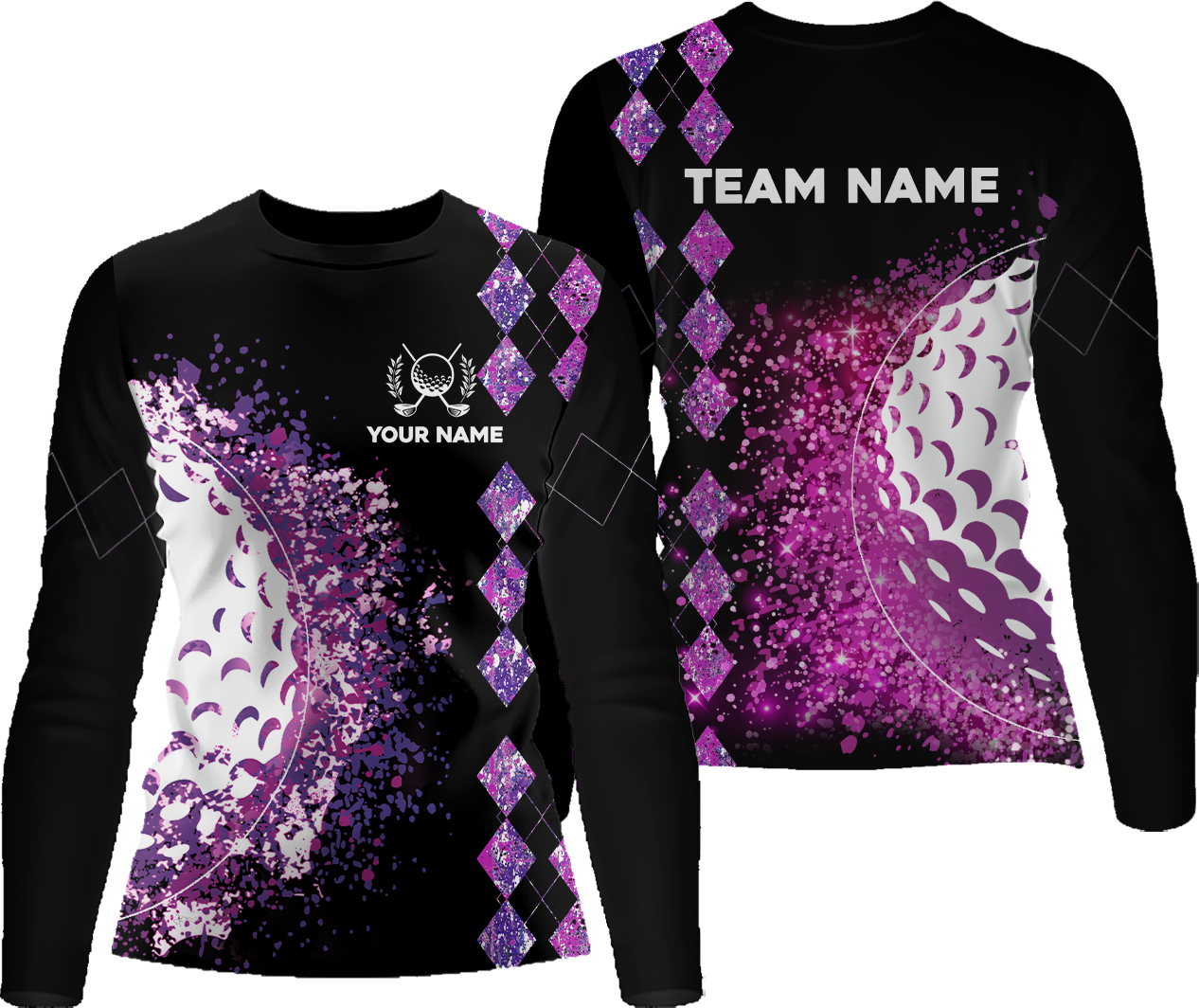 Colorful Golf Shirt, Custom Womens Golf Polo Shirt Team Name, Golfing Apparel, Womens Golf Gifts