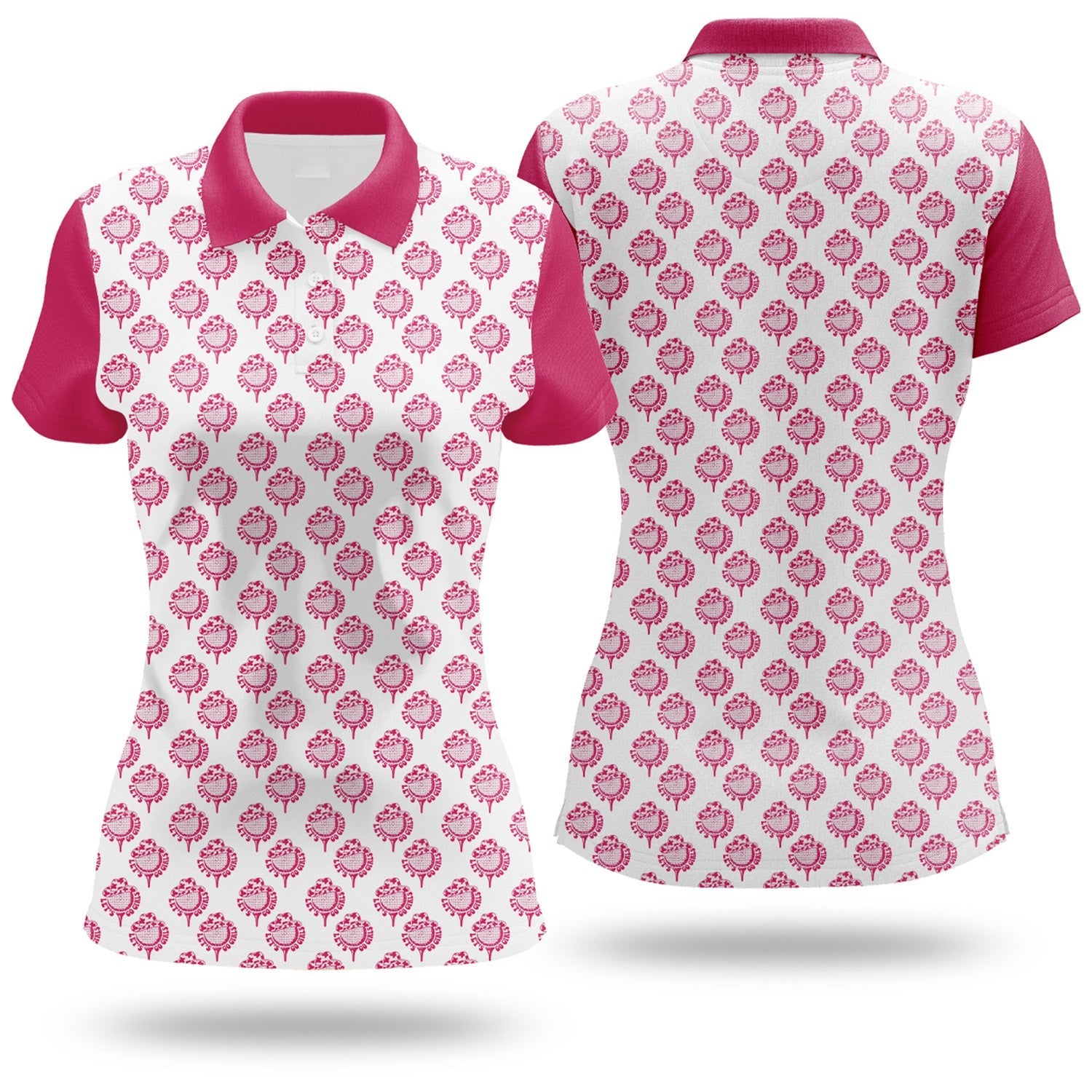 Let's Go Girls Womens Golf Polo ShirtGolfing Apparel, Womens Golf Gifts