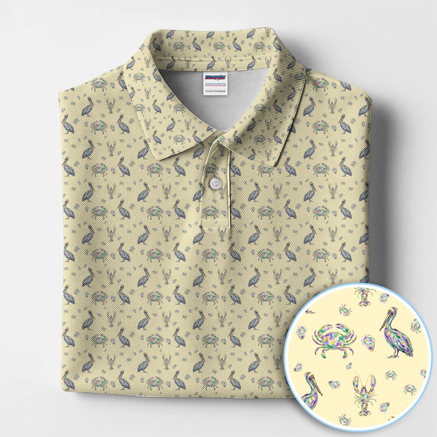 Crazy Mardi Gras Golf Polos For Golfer, Funny Holiday Pattern Golf Shirt, Golf Gift For Men