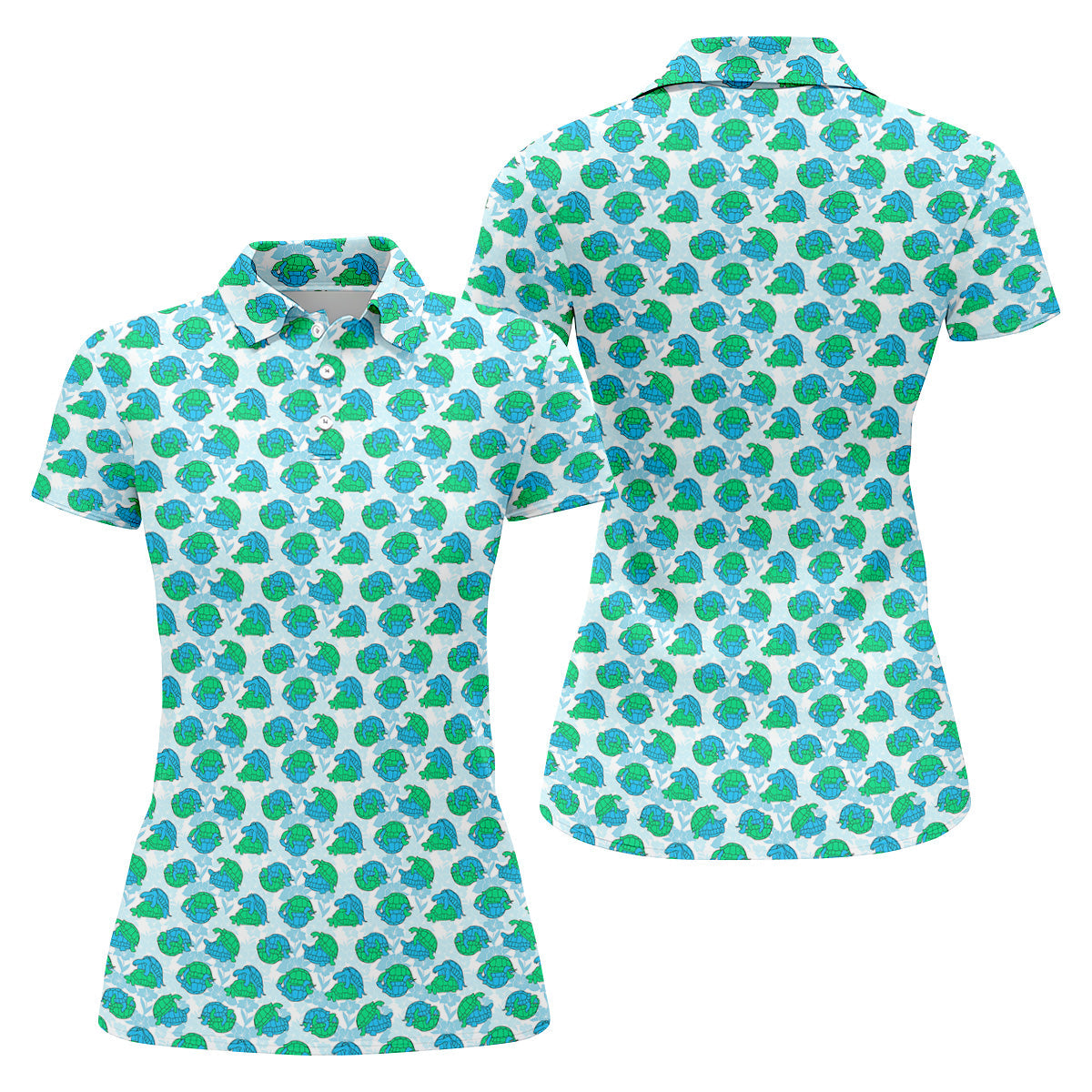 Funny Turtle Naughty Position Women's Golf Tops, Valentines Golf Gift, Golf Gift For Ladies