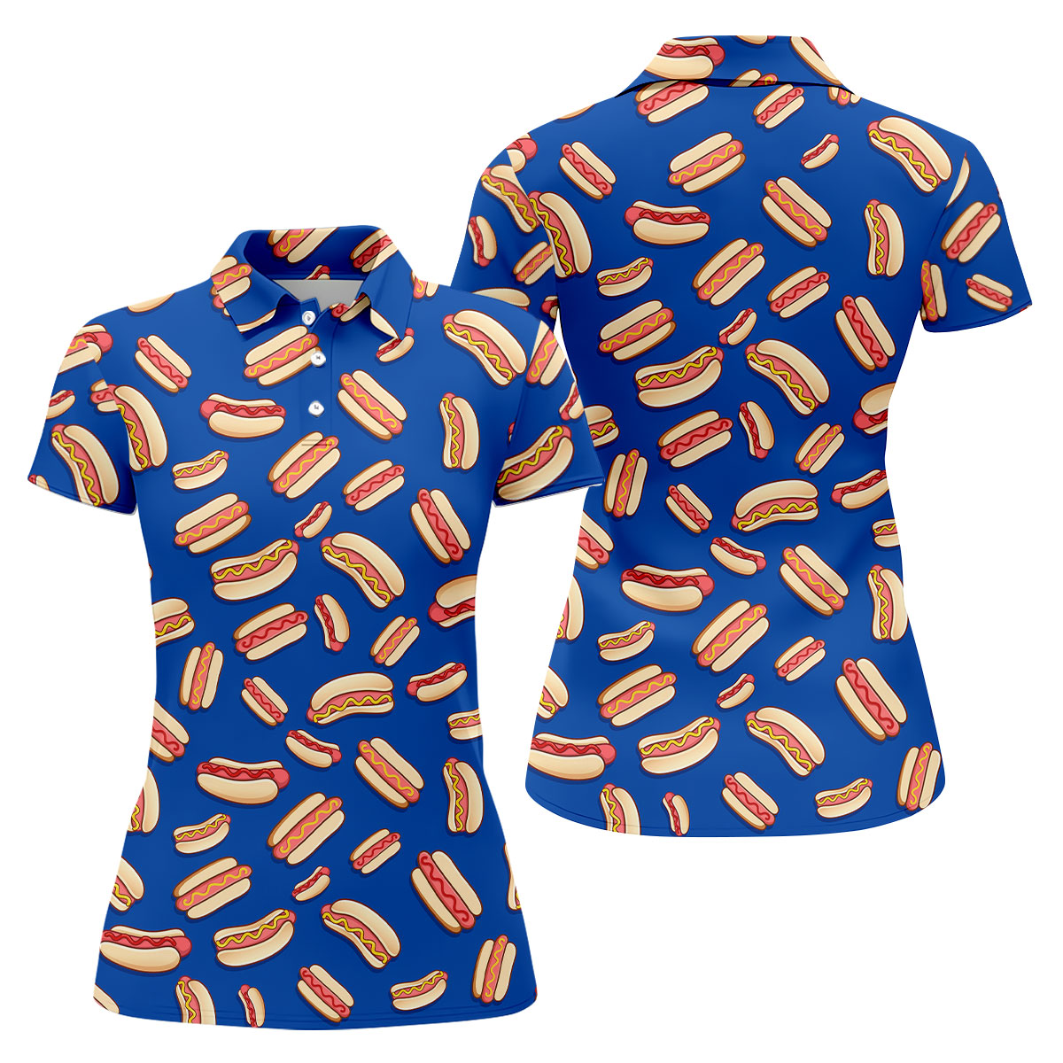 Sausage And Bun Fun Golf Shirt, Women's Golf Tops, Golf Gifts For Women, Ladies Golf Shirts