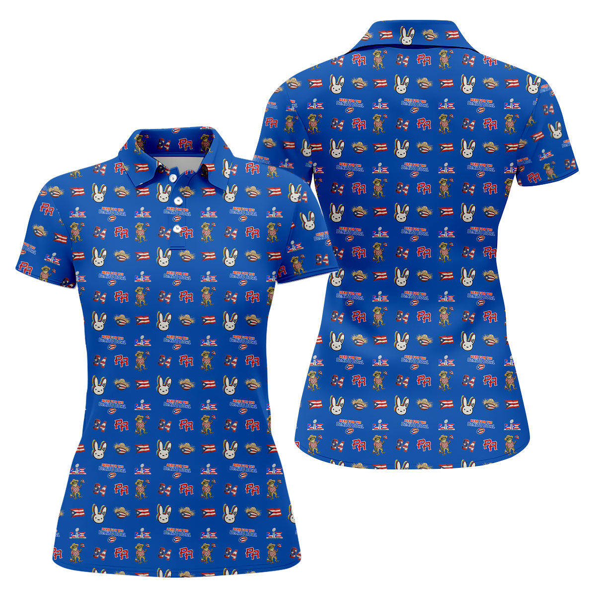 Here For The Benito Bowl Football Theme Blue Polo Shirt Womens, American Football League Gift Ideas For Football Fans