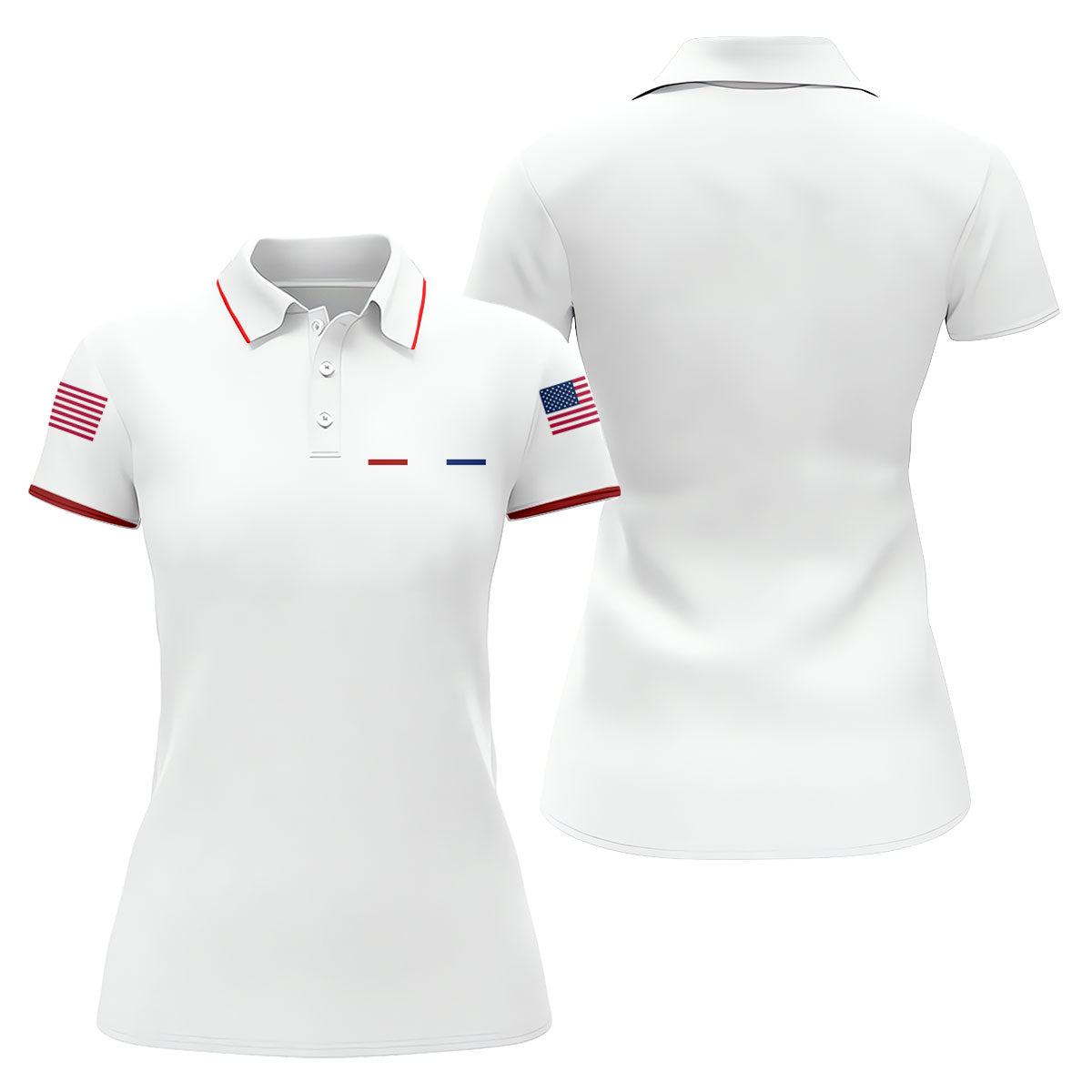 United States Of America 250 Years White Golf Shirt, Patriotic Golf Shirt, Golf Shirt For Women