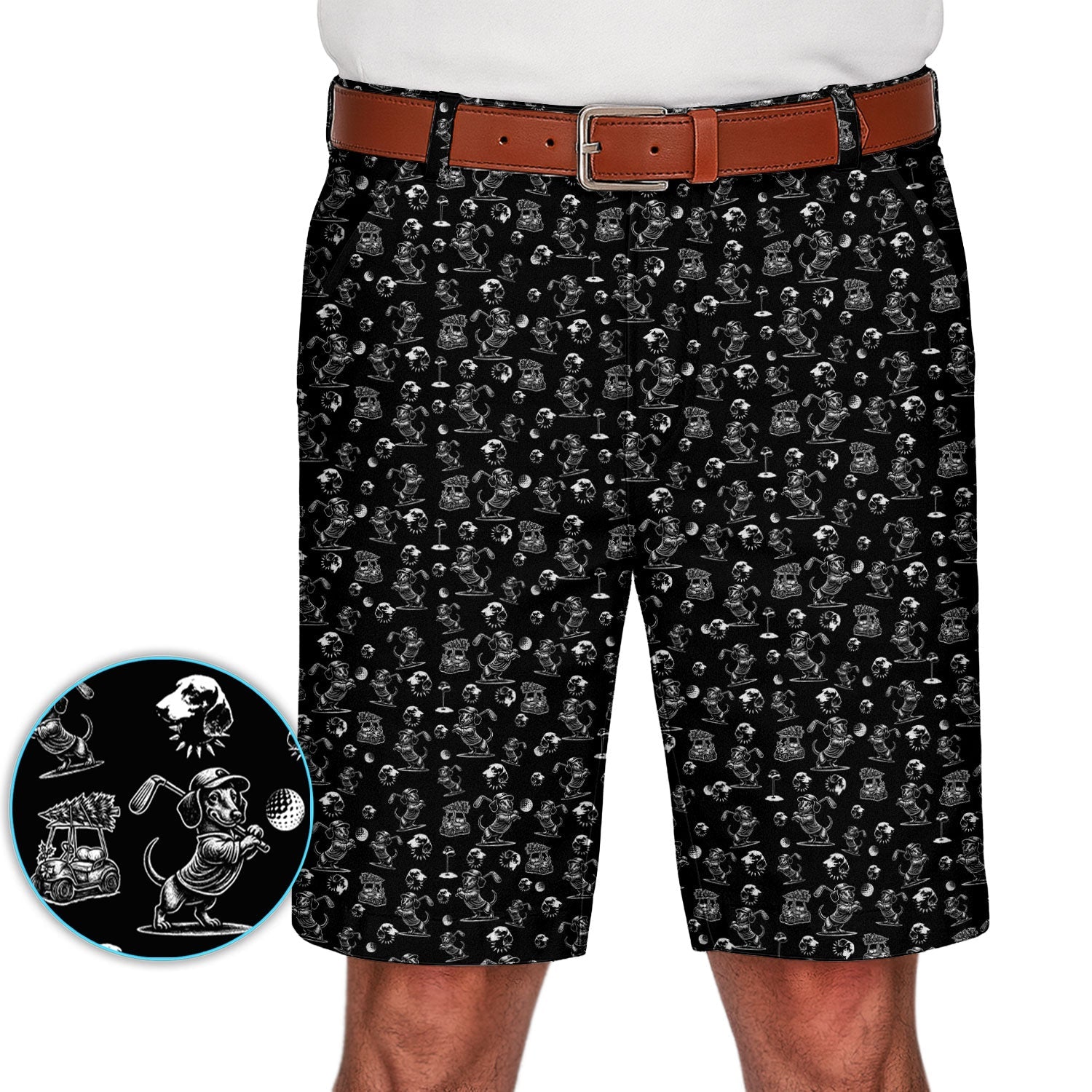 Dachshund Pattern Golf Set For Men, Funny Golf Set, Golf Gift For Golfer