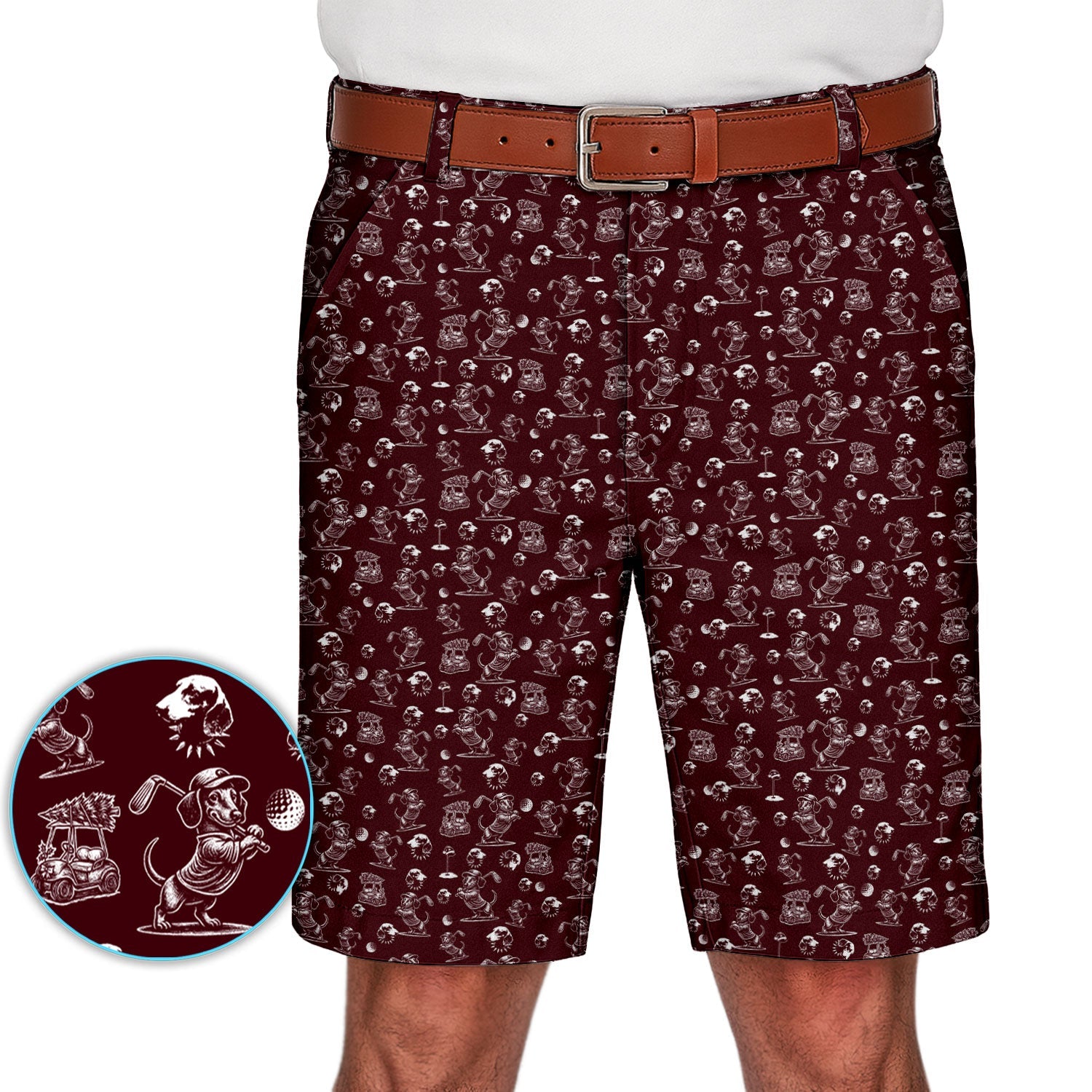 Dachshund Pattern Golf Set For Men, Funny Golf Set, Golf Gift For Golfer