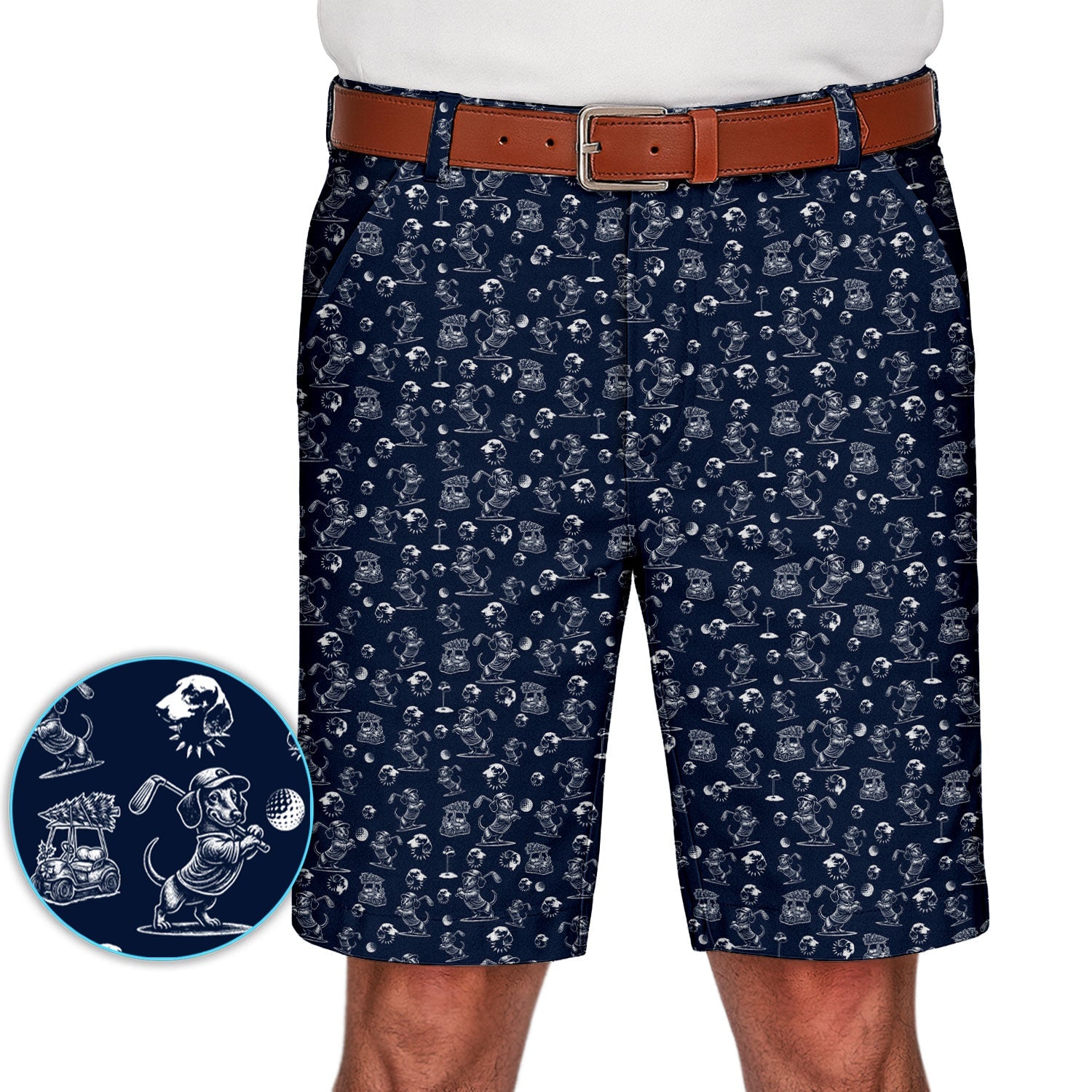 Dachshund Pattern Golf Set For Men, Funny Golf Set, Golf Gift For Golfer