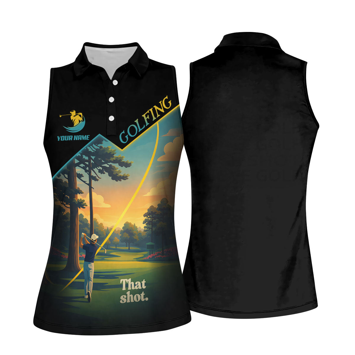 Augusta Georgia Golf Tournament Golf Shirt For Women, Performance Golf Shirt, Ladies Golf Shirts