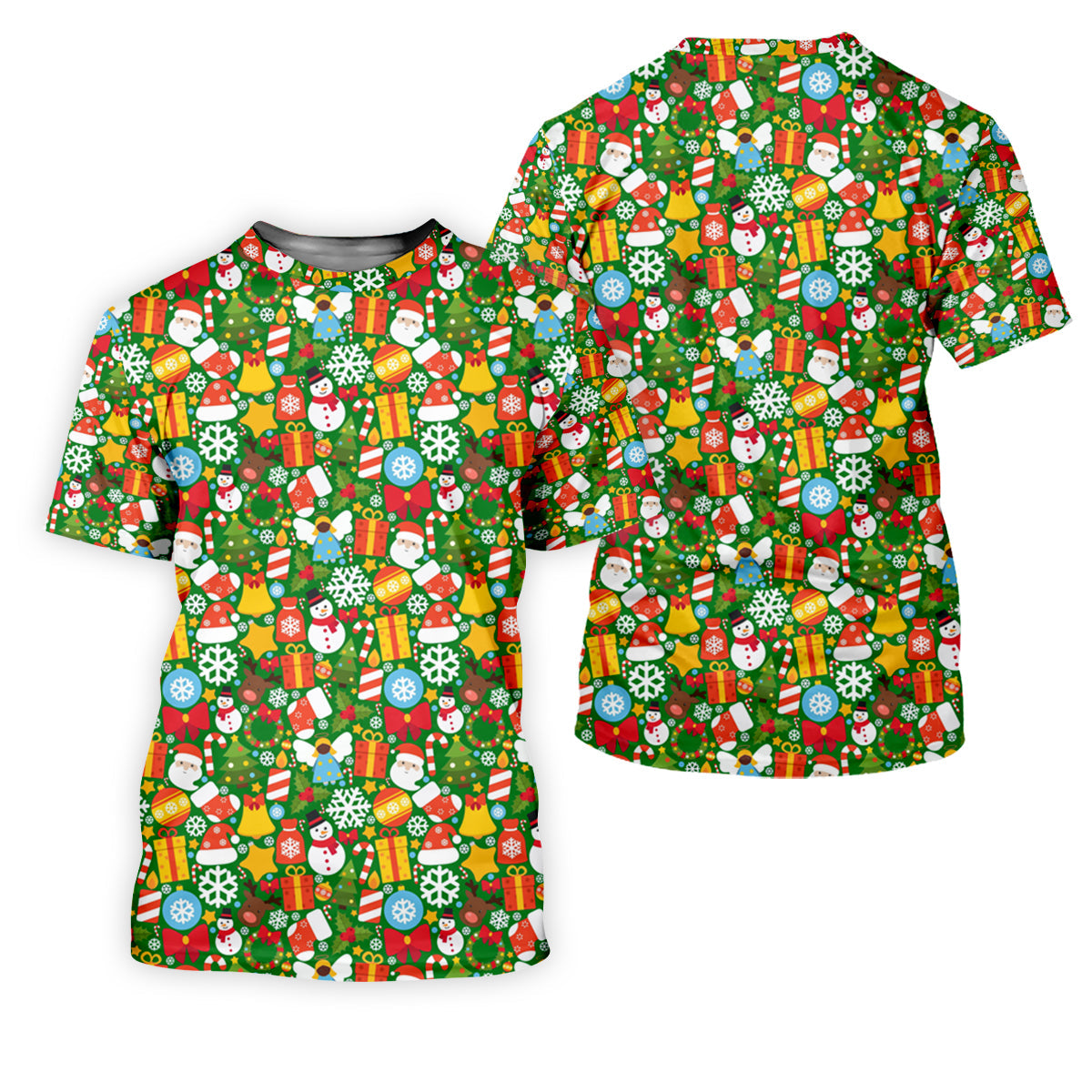 Festive Christmas Green Golf Shirt, Christmas Golf Shirt, Ladies Golf Shirts, Golf Gifts For Women, Golfing Apparel