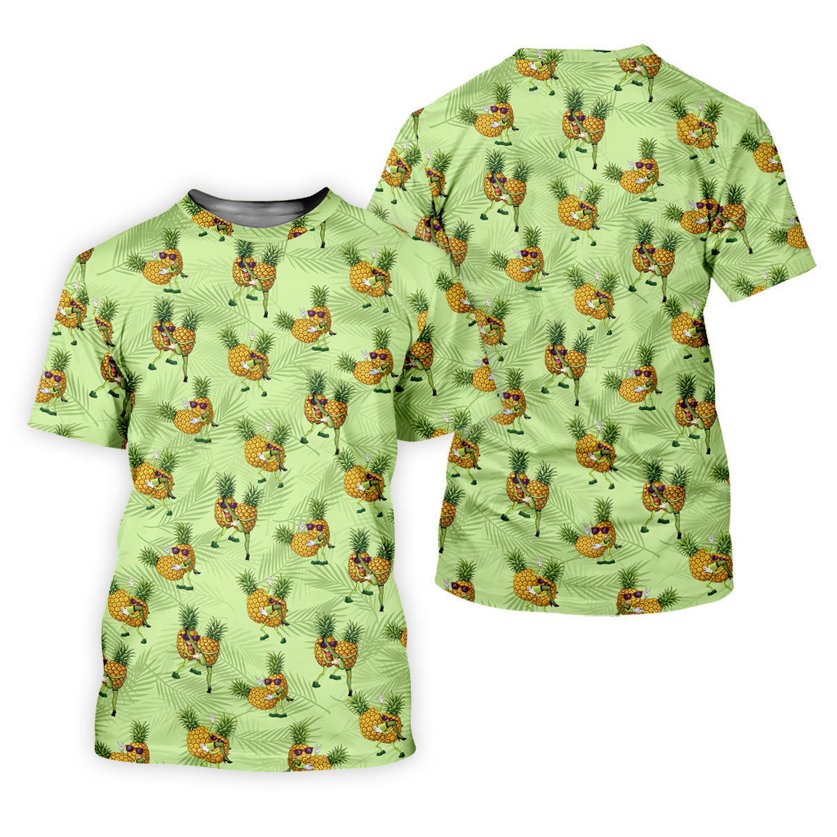 Pineapple Couple Naughty Position Fun Women's Golf Shirts, Valentines Golf Gift, Ladies Golf Polos