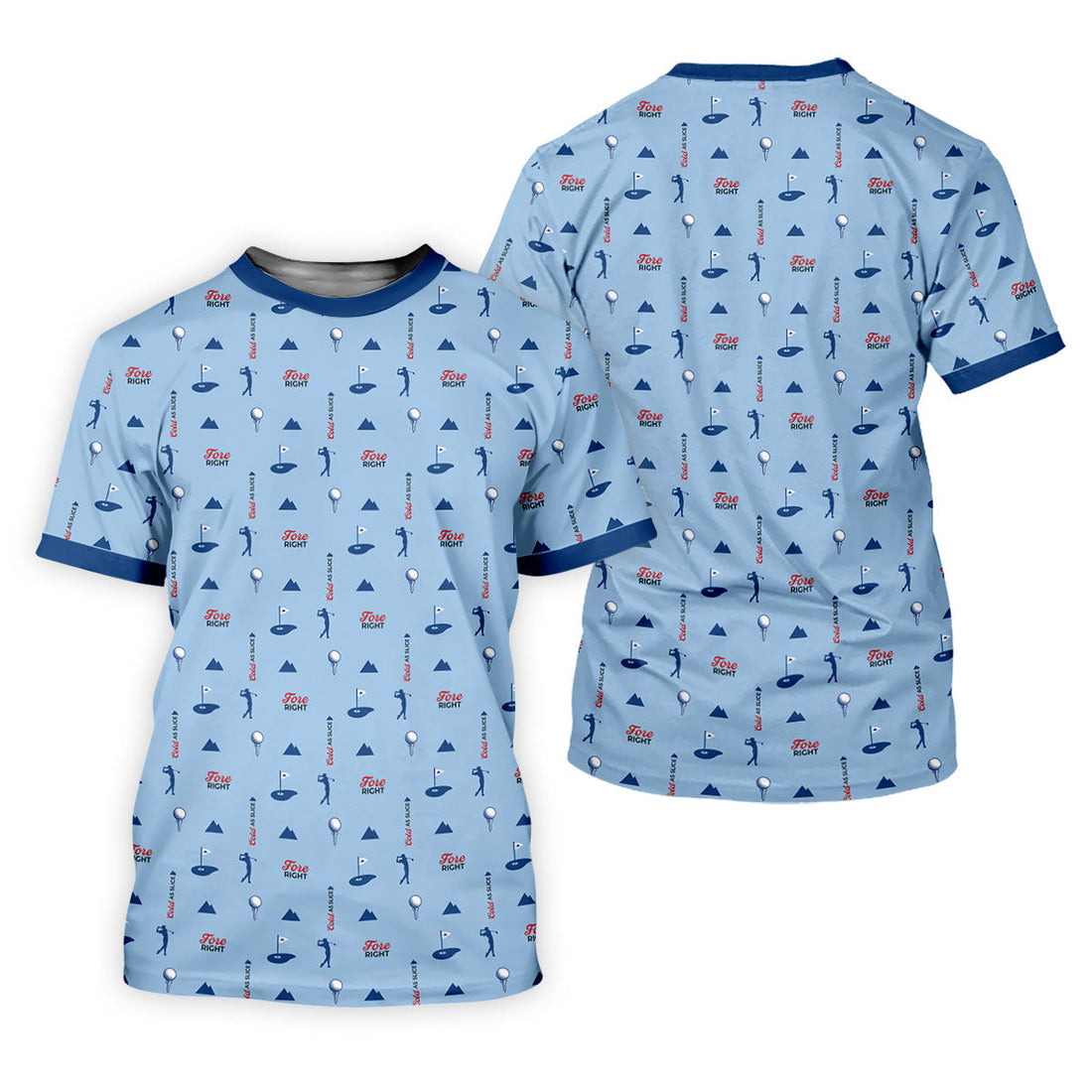 Fore Right Cold As Slice Golf And Beer Women Golf Top, Ladies Golf Shirts, Golfing Apparel