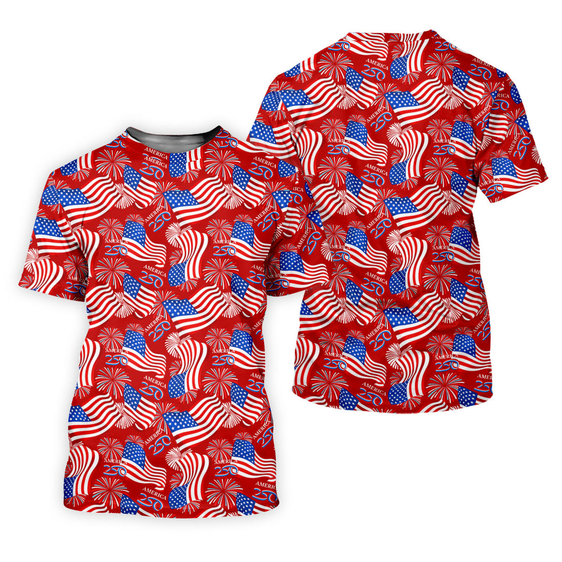 America 250 Anniversary Patriot Flag Red Golf Shirt, Women's Golf Tops, Ladies Golf Shirt