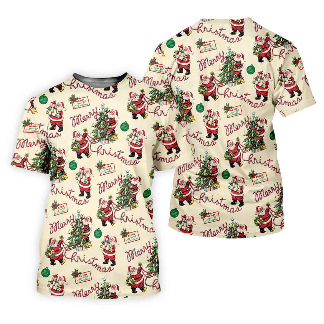 Merry Christmas Santa Womens Christmas Golf Shirt, Women Golf Top, Ladies Sleeveless Tops, Women's Golf Shirts