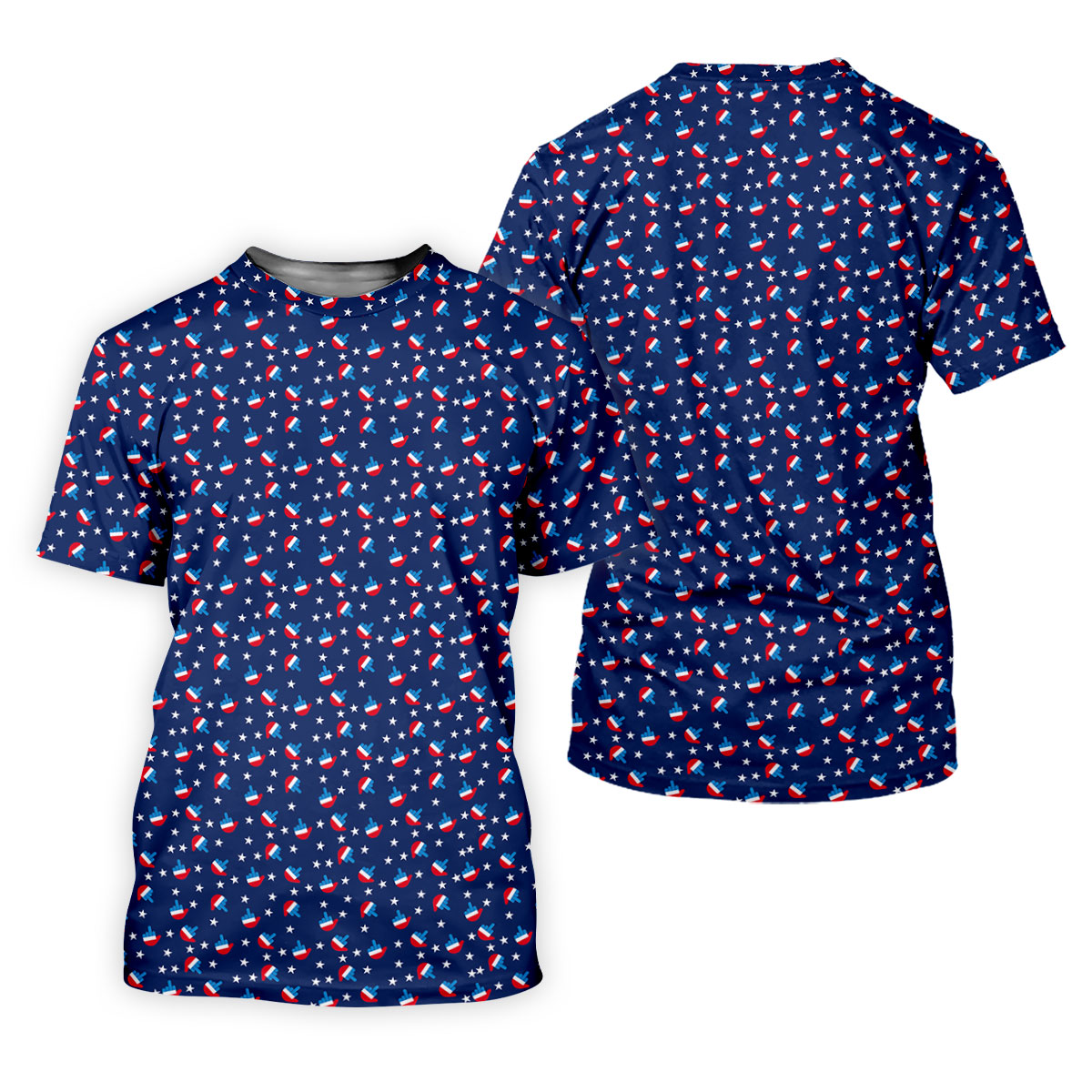 Red White Blue Dirty Finger 4th Of July Golf Shirt, Patriotic Golf Shirt, 250th Anniversary Golf Shirt For Women