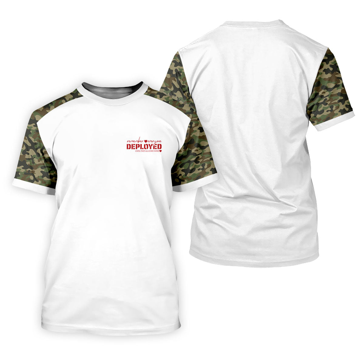 Remember Everyone Deployed Camo White Patriotic 4th Of July Golf Shirt, 250th Anniversary Golf Shirt For Women