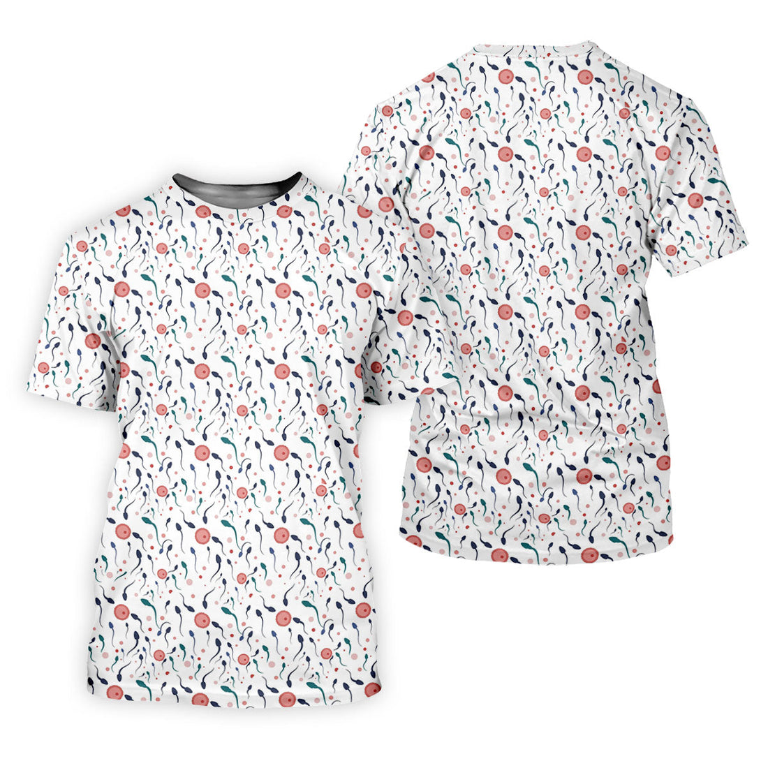 Funny Crazy Egg Fertilization White Golf Shirt, Golf Gifts For Valentine's Day, Golf Shirt For Women