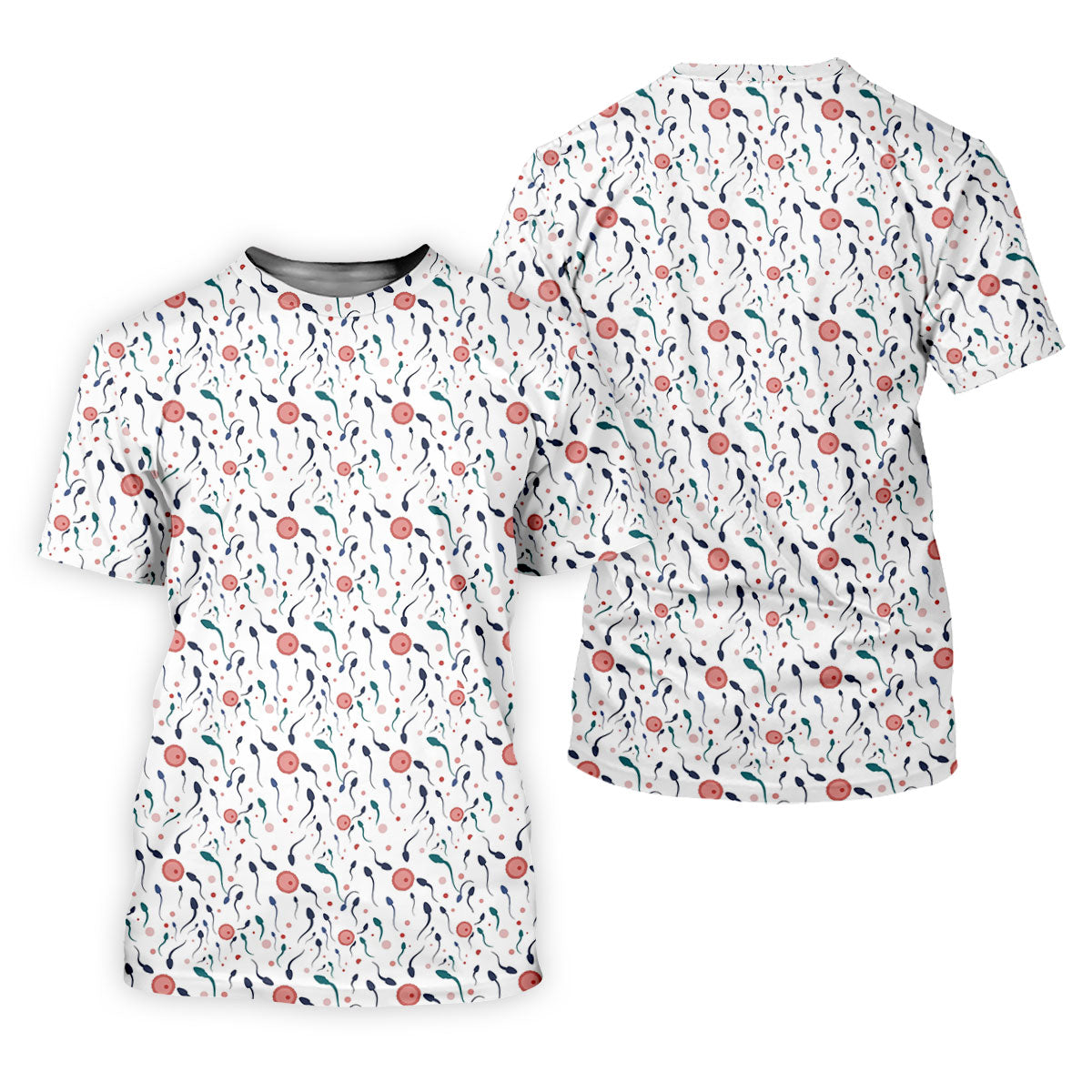 Funny Crazy Egg Fertilization White Golf Shirt, Golf Gifts For Valentine's Day, Golf Shirt For Women