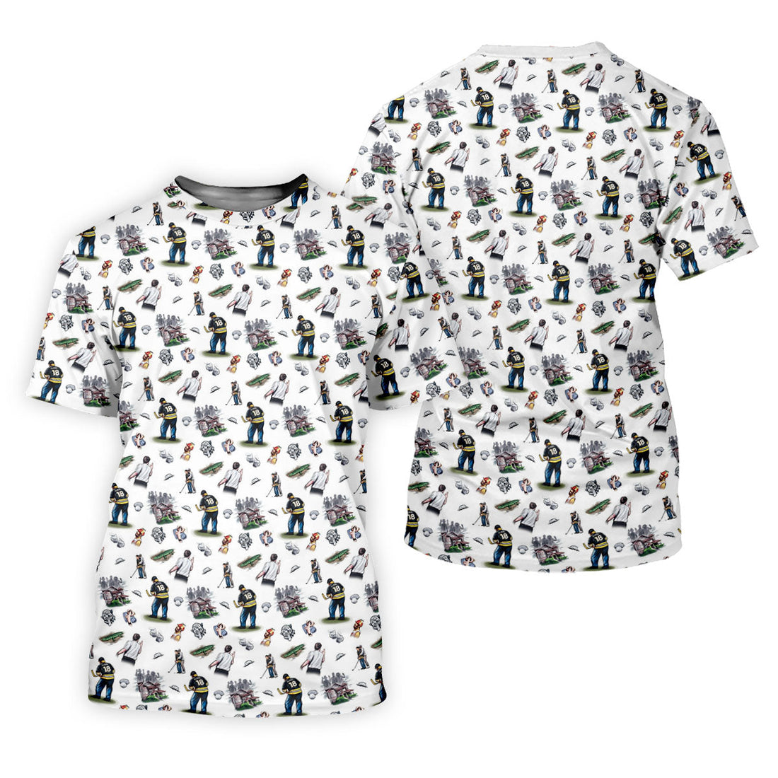 30th Anniversary Sport Movie Character Iconic Moments White Golf Shirt, Fun Women's Golf Shirts, Ladies Golf Shirt