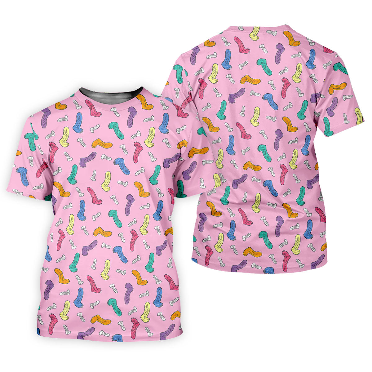 Funny Adult Novelty Pink Pattern Golf Shirt, Ladies Golf Tops, Women’s Golf Apparel
