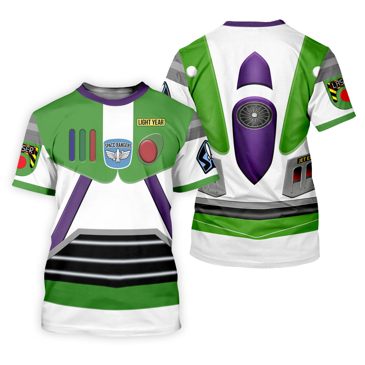 Sci Fi Space Ranger Costume Hawaiian Golf Shirt, Mens Golf Polo, Printed Golf Shirts