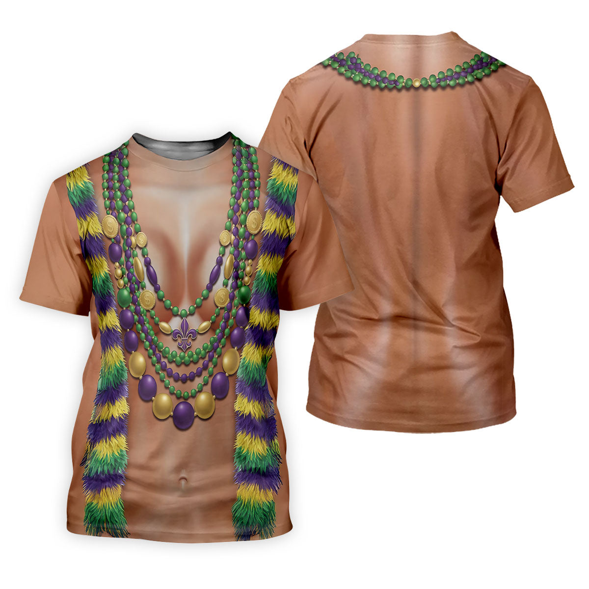 Funny 3D Print Mardi Gras Fleur De Lis Skin Color Women's Golf Tops, Fun Women's Golf Shirts, Ladies Golf Polos