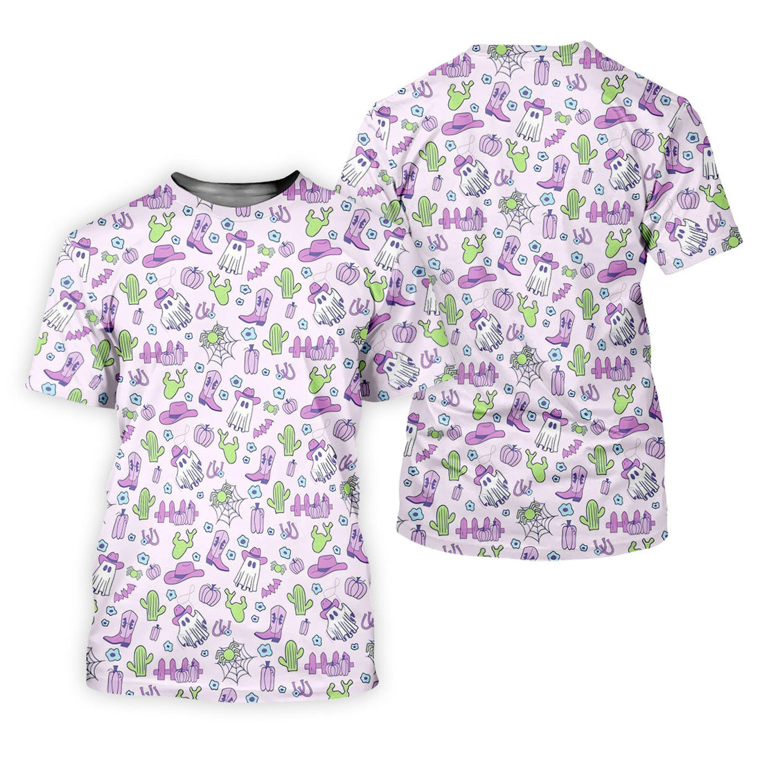 Western Halloween Purple Women Golf Top, Cute Golf Outfit, Ladies Golf Shirts, Golfing Apparel