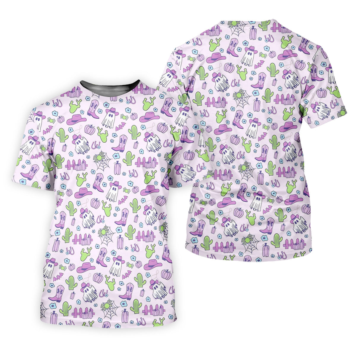 Western Halloween Purple Women Golf Top, Cute Golf Outfit, Ladies Golf Shirts, Golfing Apparel
