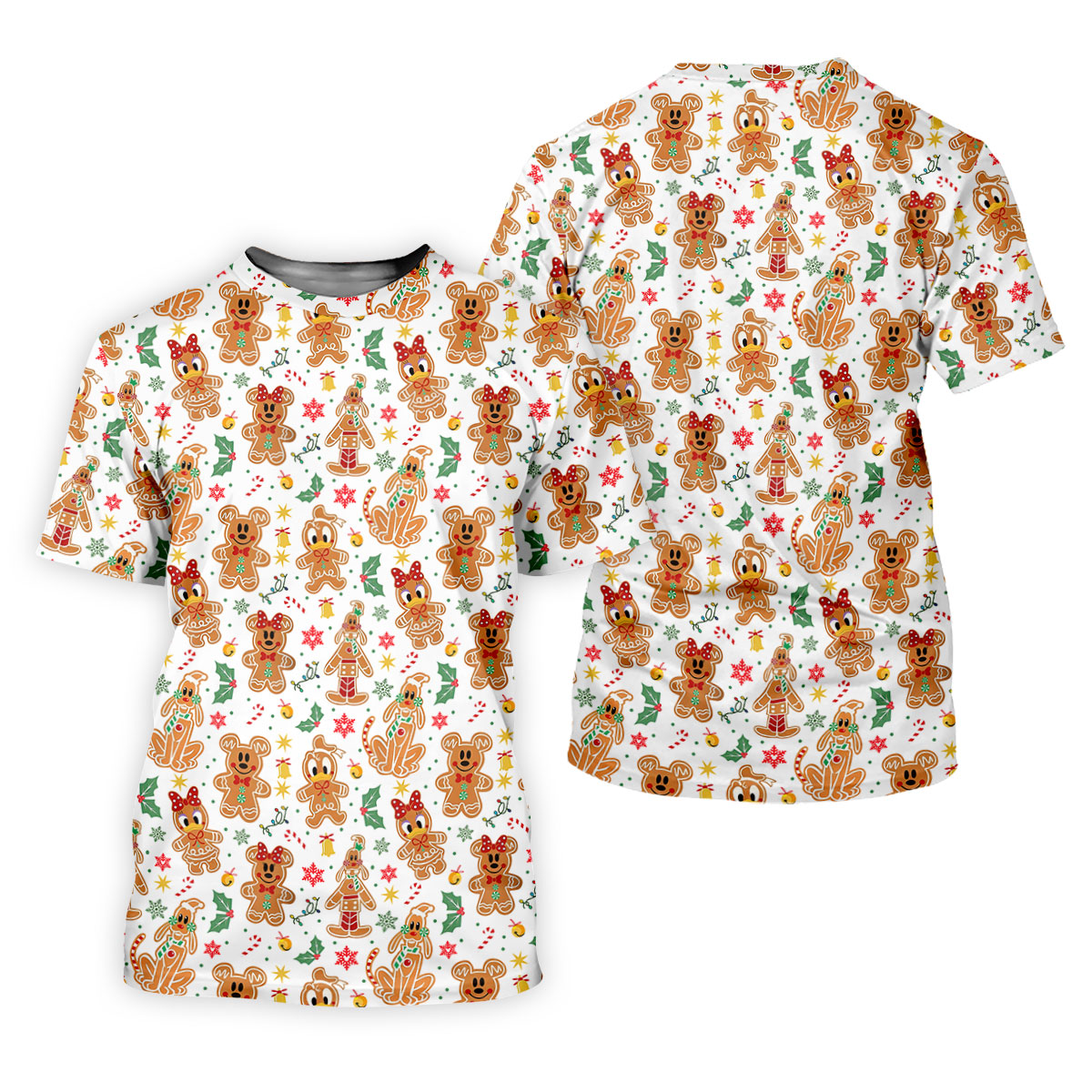 Funny Gingerbread Christmas Golf Shirt, Cute Women's Golf Clothes, Ladies Golf Shirts, Christmas Golf Gift