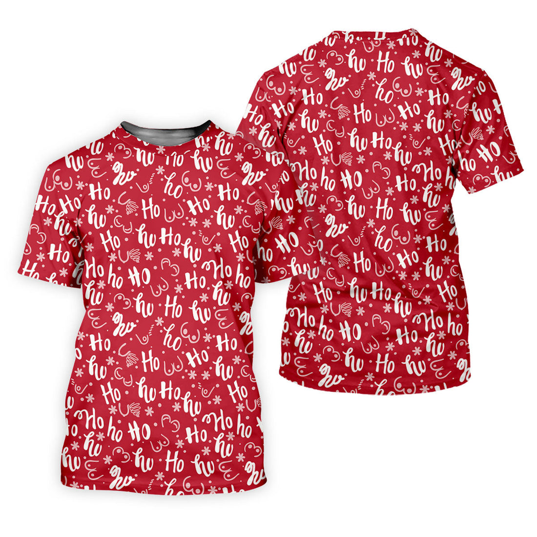 Funny Red Xmas Fun Womens Golf Shirts, Ladies Golf Tops, Christmas Golf Gift, Women's Polo Shirt