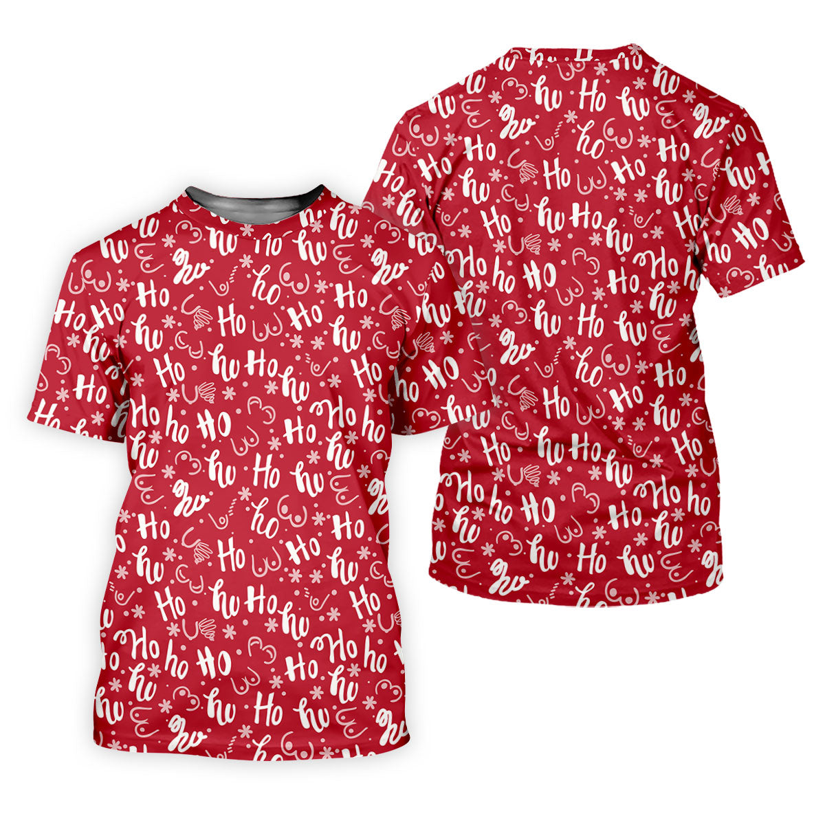 Funny Red Xmas Fun Womens Golf Shirts, Ladies Golf Tops, Christmas Golf Gift, Women's Polo Shirt