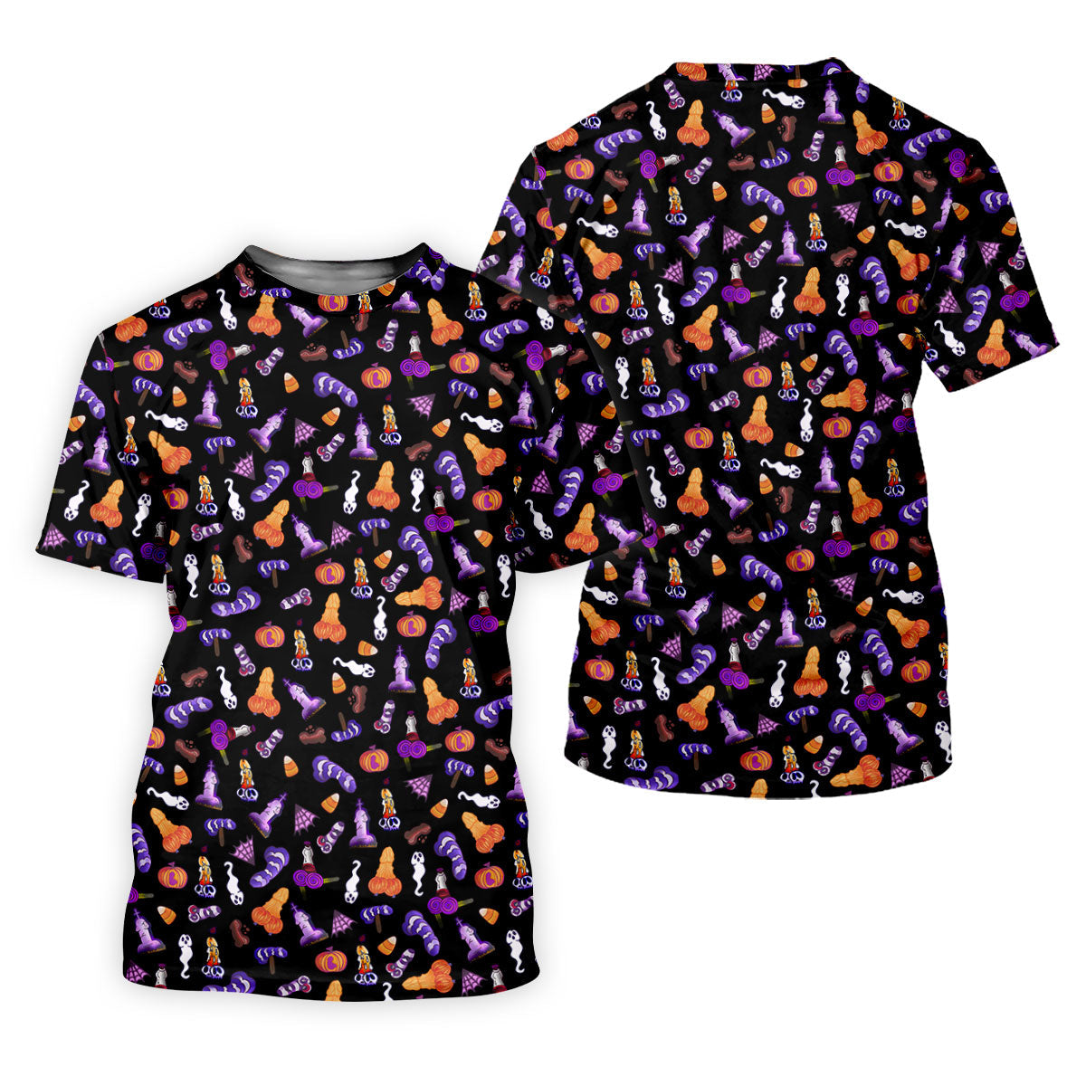 Funny Dirty Black And Purple Halloween Golf Shirt, Funny Golf Shirts Women, Ladies Golf Shirts