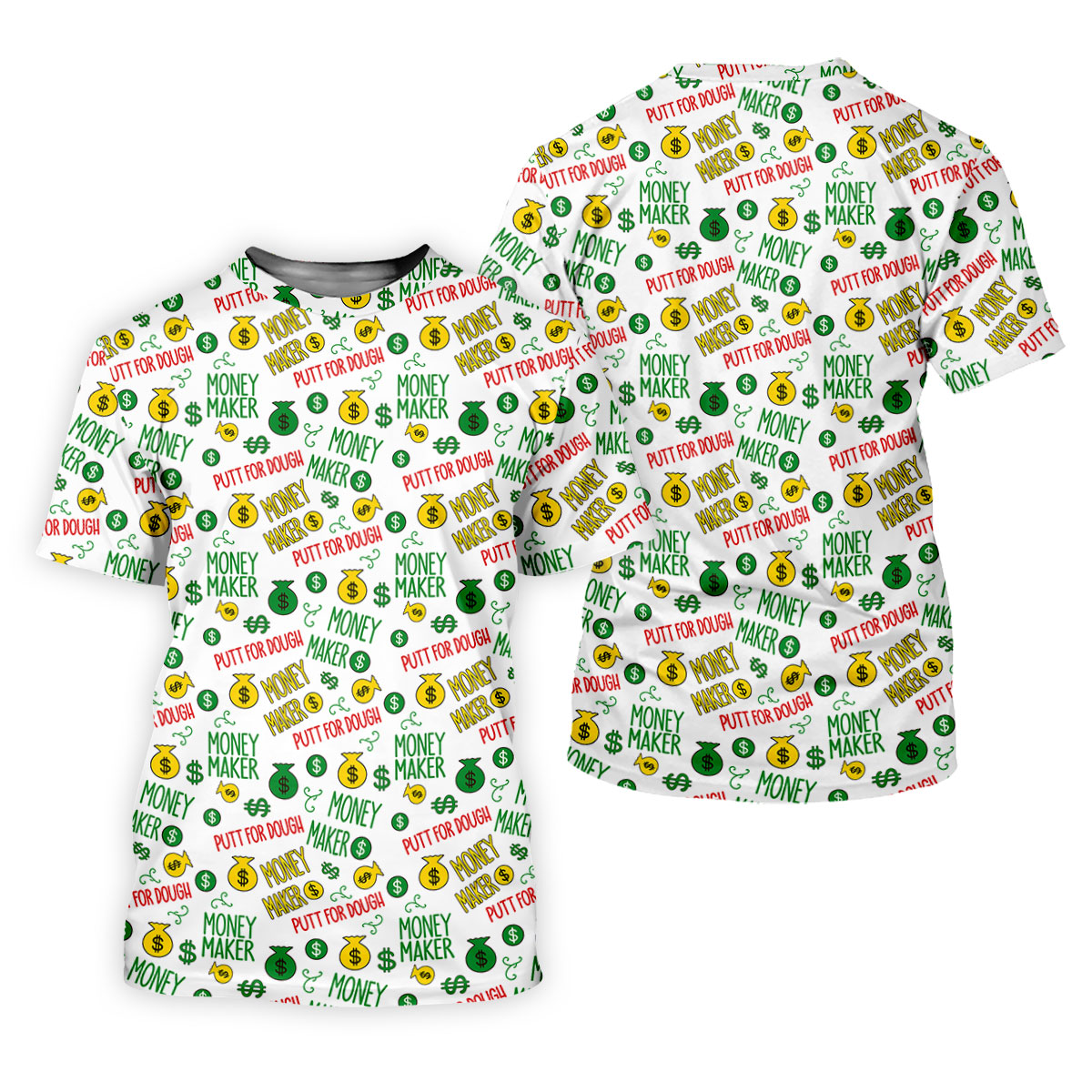 Money Maker Putt For Dough Golf Shirt, Golf Tops For Women, Women's Golf Tops, Ladies Golf Tops
