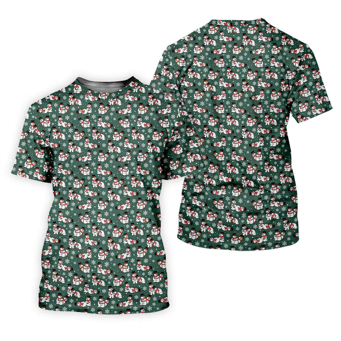 Naughty Snowman Green Golf Shirt, Christmas Golf Shirt, Fun Women's Golf Shirts, Ladies Golf Polos