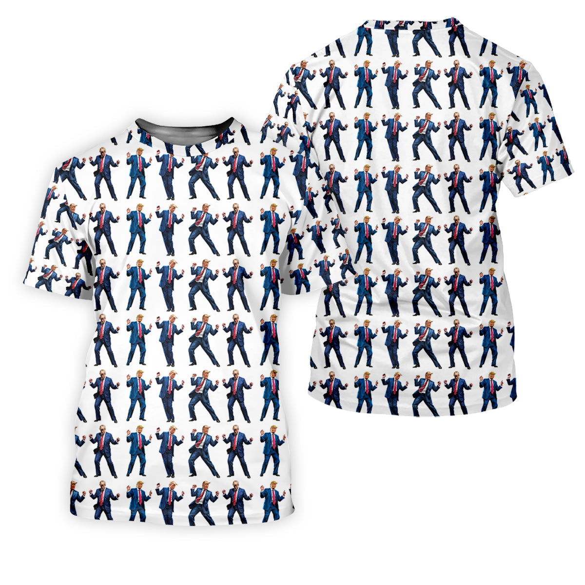 Christmas Trump Dancing Golf Tops For Women, Christmas Golf Polos Shirt, Women Golf Apparel