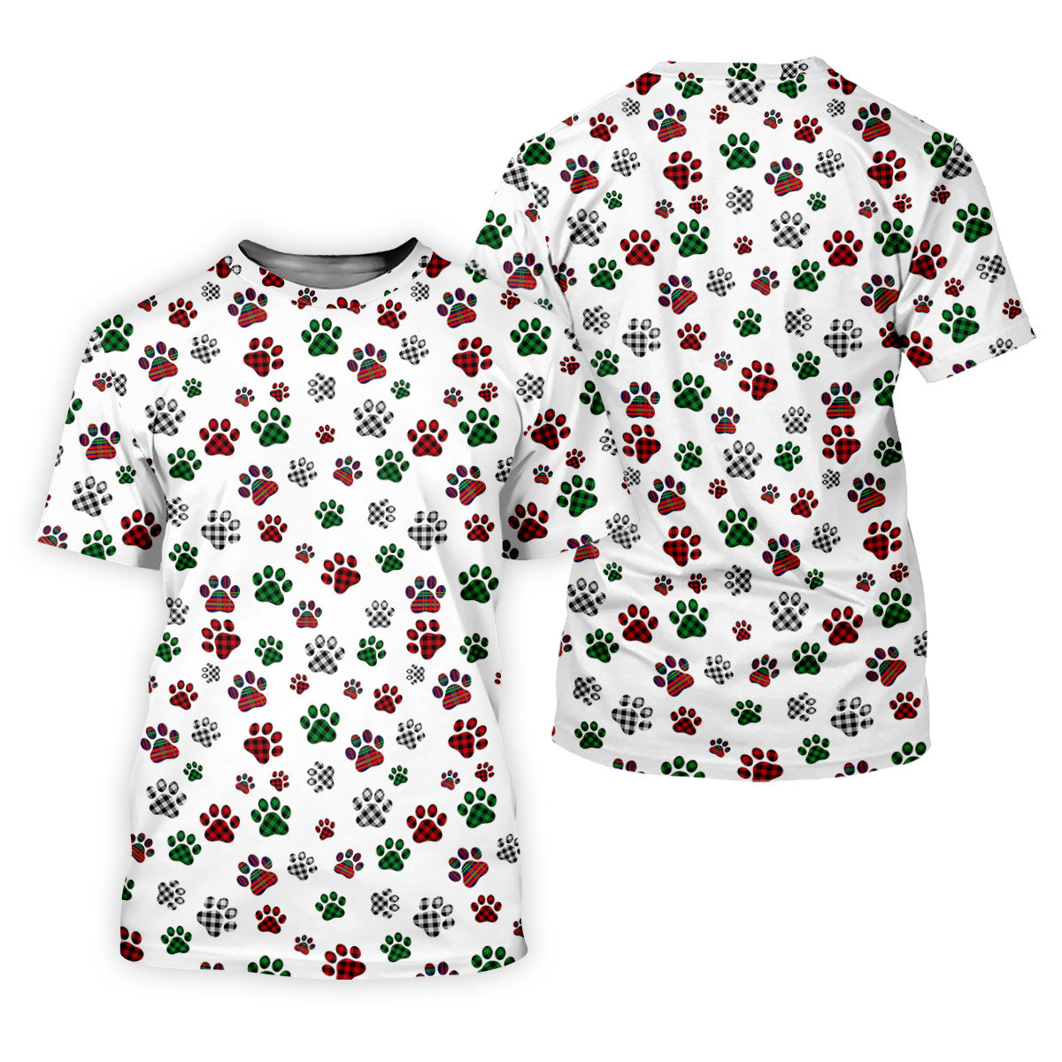A Heartbeat At My Feet Paw Print Polo ShirtLover Gift, Ladies Golf Shirts, Golf Gifts For Women