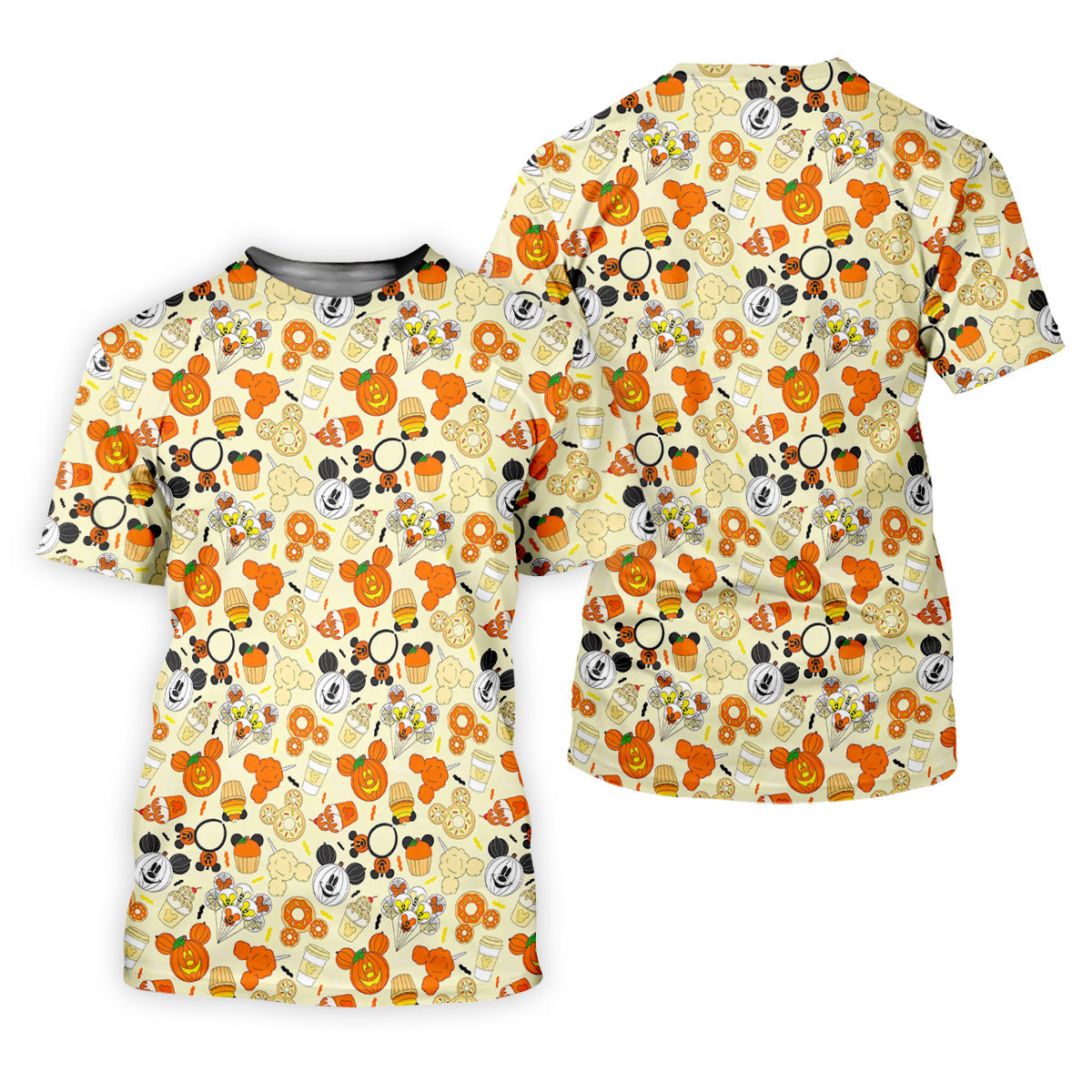 Cute Halloween Pattern Ladies Golf Polos, Sweet Spooky Women's Golf Tops, Halloween Golf Shirt