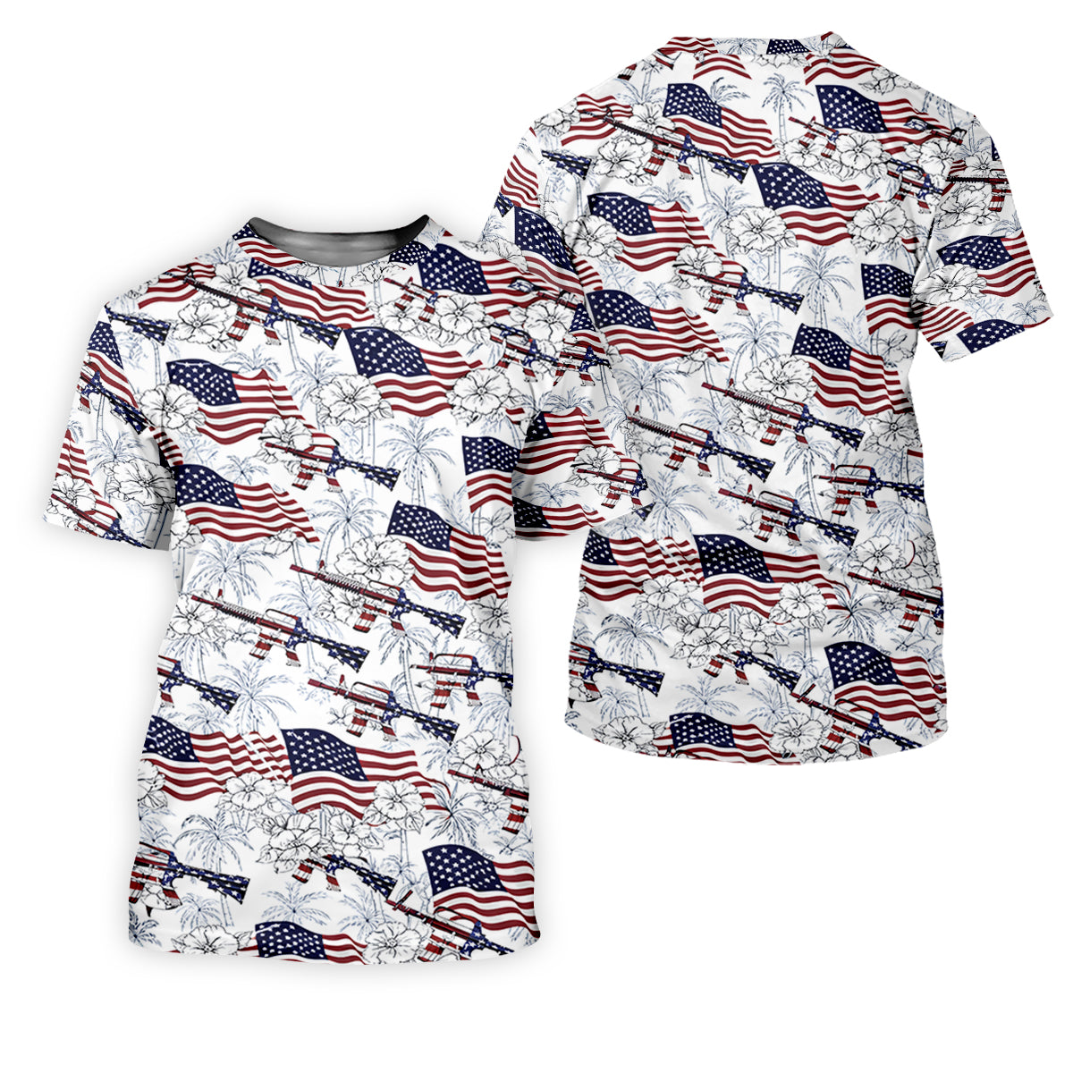 Hawaiian American Women's Golf Tops, 250th Anniversary Patriotic Golf Shirt, Ladies Golf Shirts